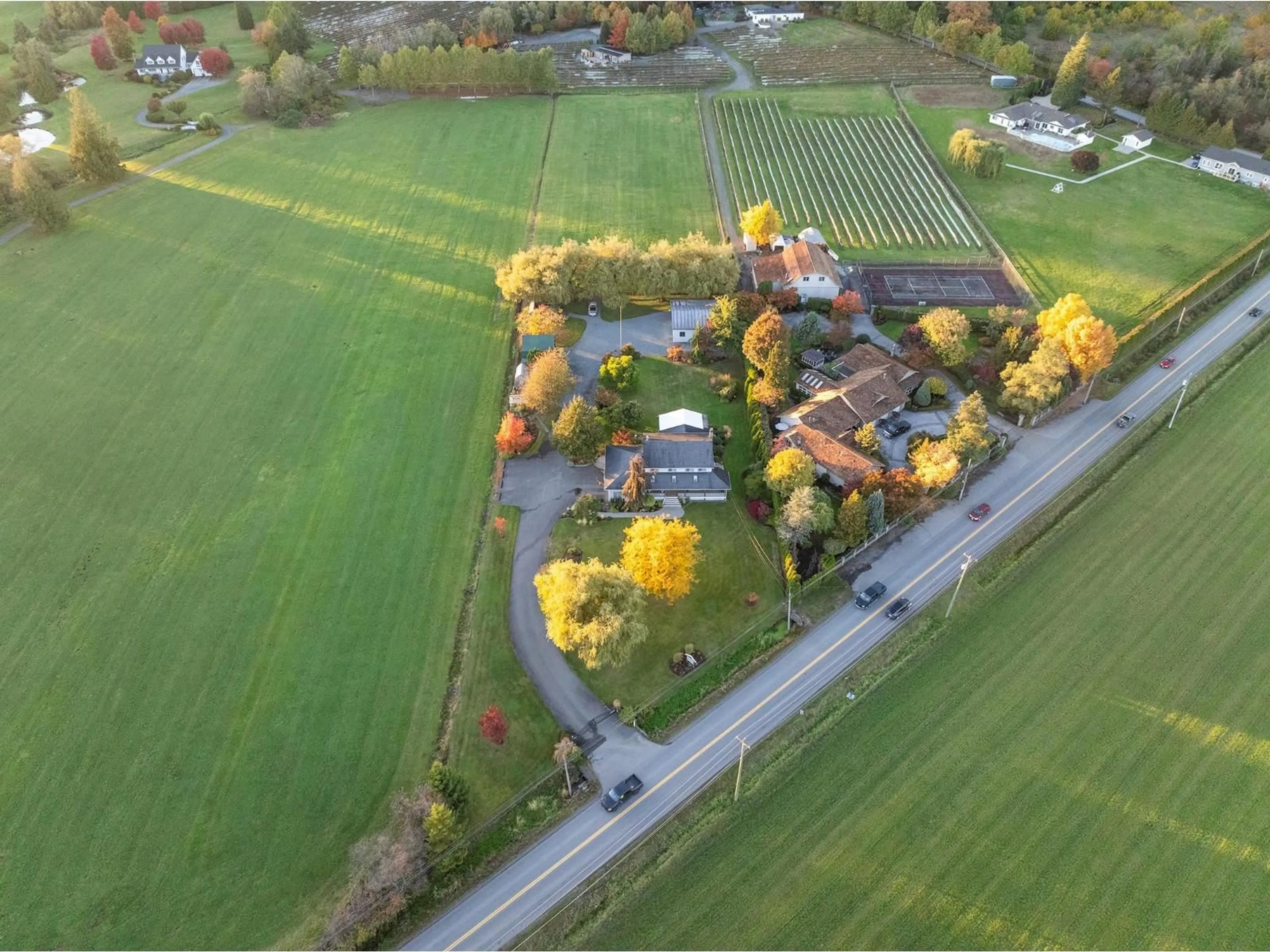 A pic from outside/outdoor area/front of a property/back of a property/a pic from drone, street for 7463 216, Langley British Columbia V2Y2S4