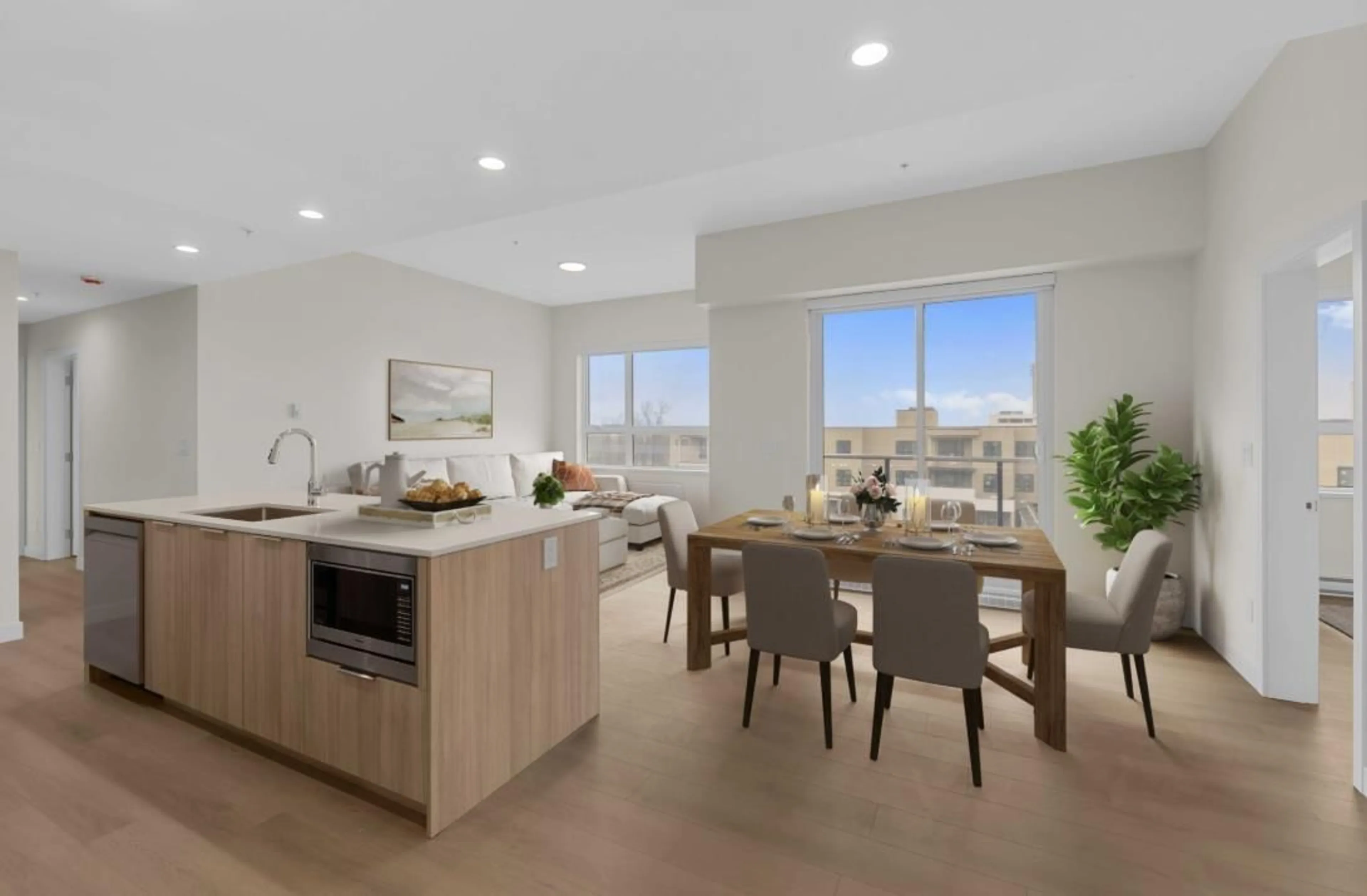 Open concept kitchen, unknown for 608 - 20049 82, Langley British Columbia V2Y4A6