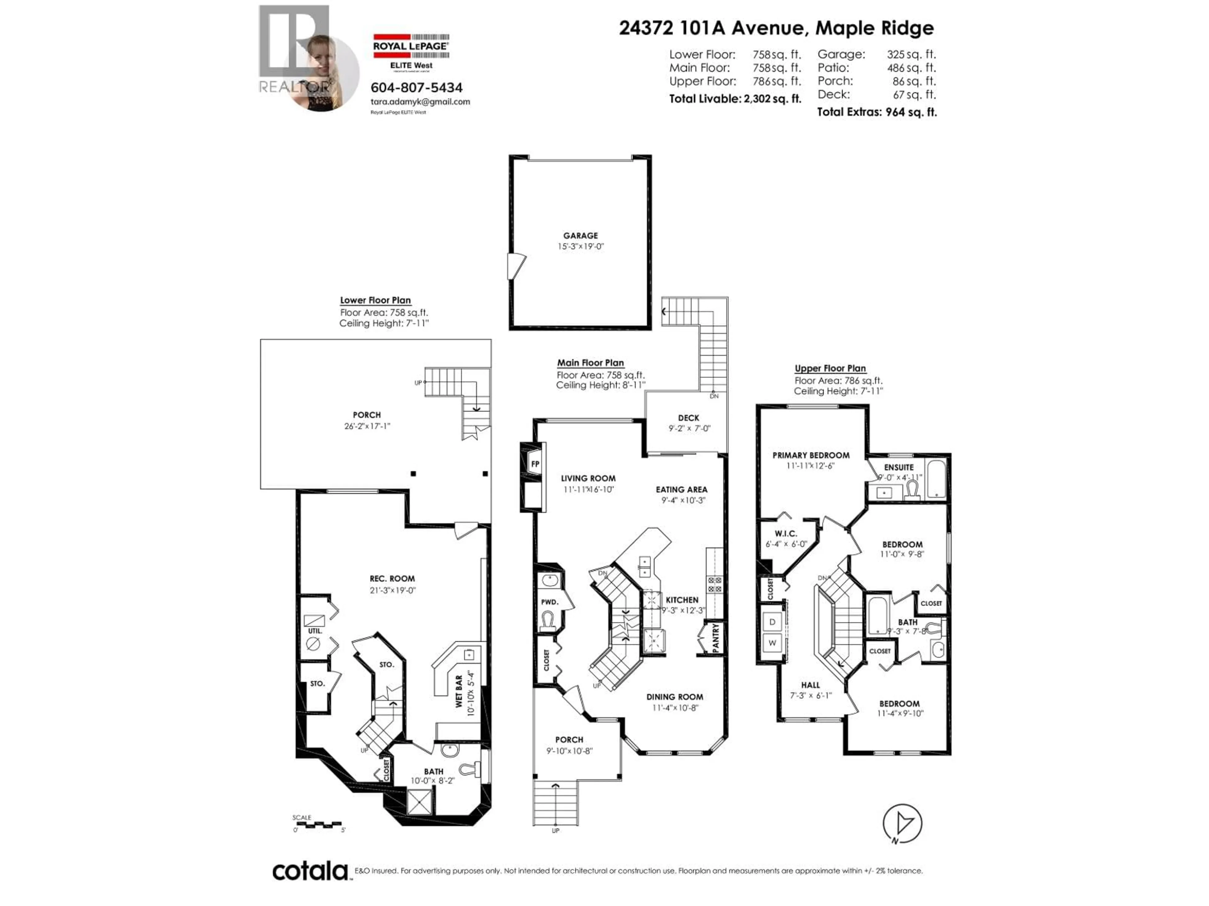 Floor plan for 24372 101A AVENUE, Maple Ridge British Columbia V2W1W6