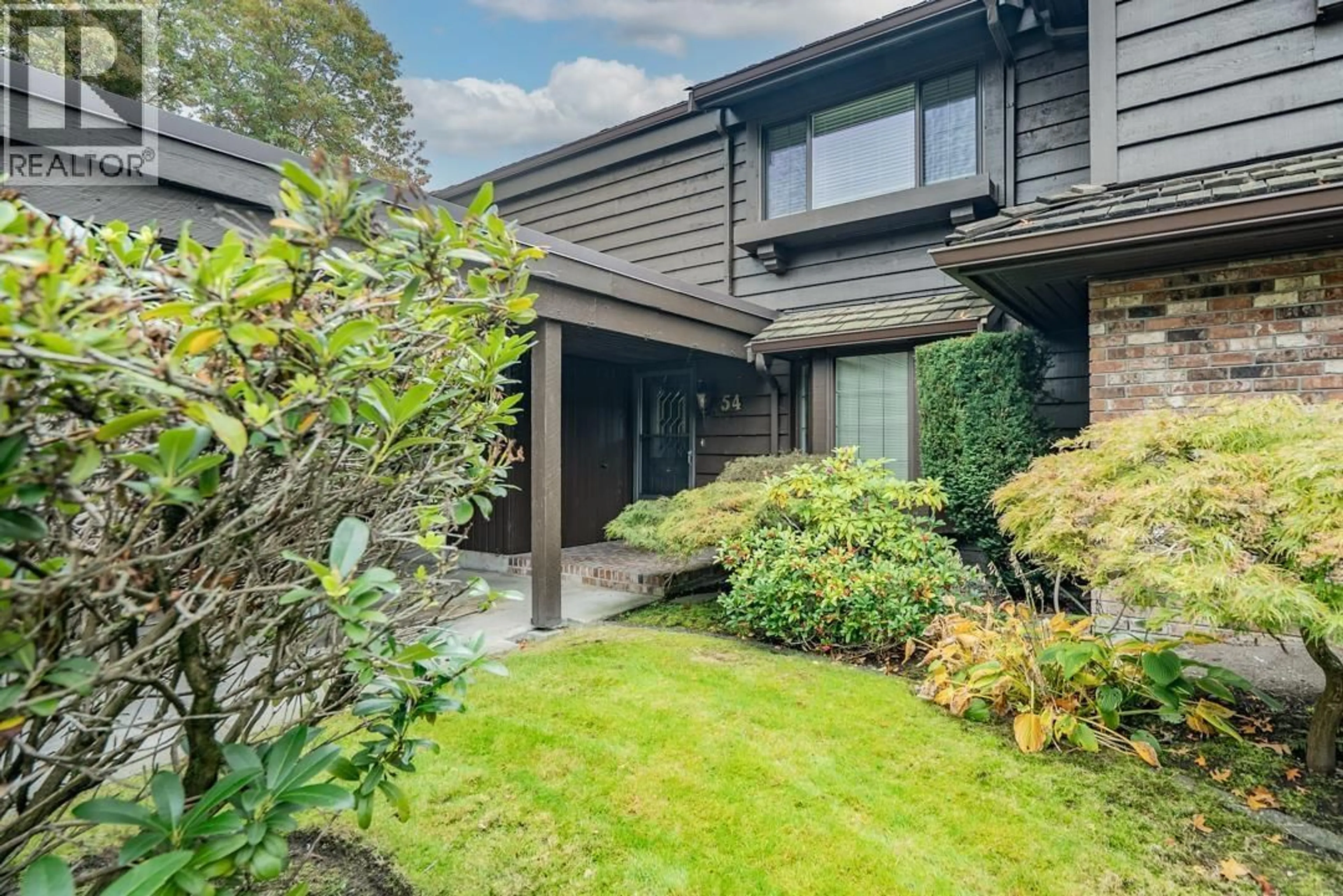 A pic from outside/outdoor area/front of a property/back of a property/a pic from drone, street for 54 - 8111 SAUNDERS ROAD, Richmond British Columbia V7A4L9