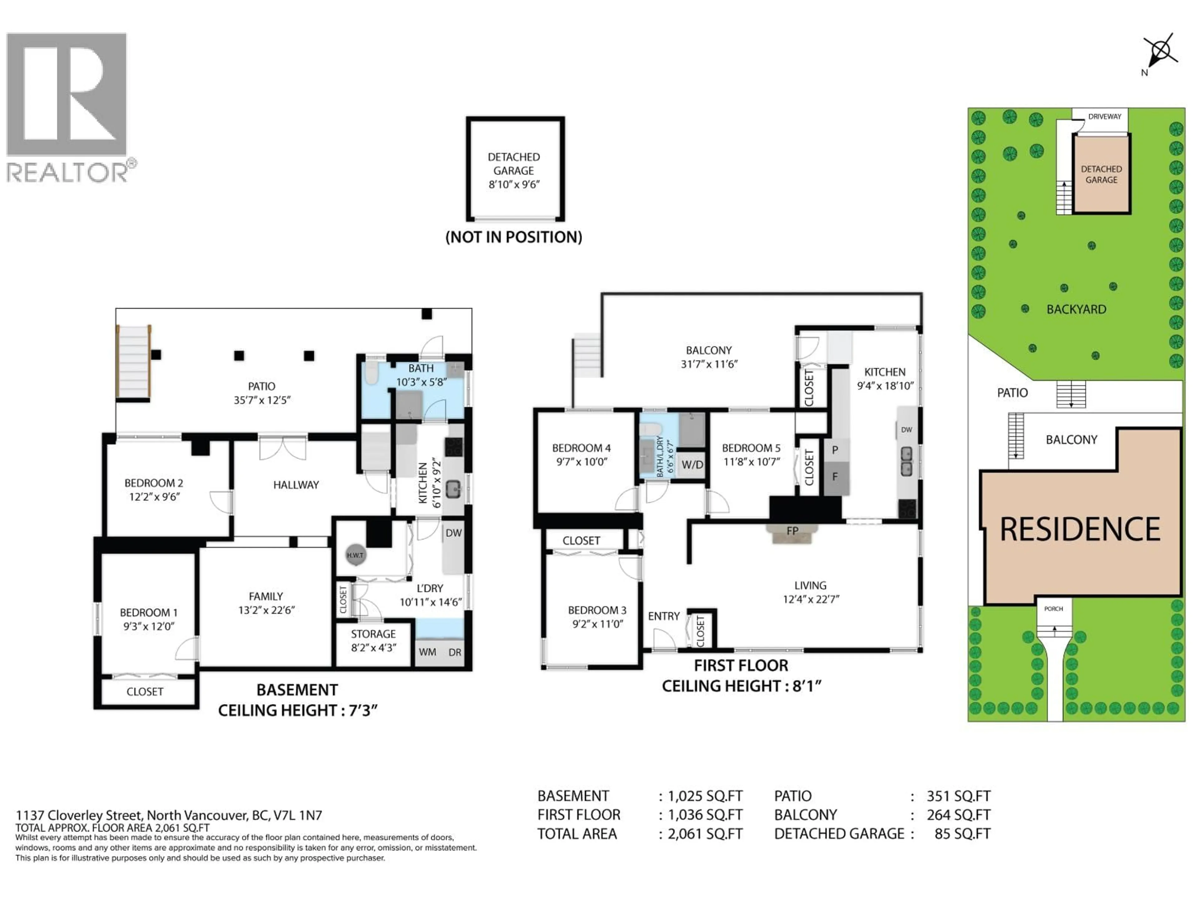 Floor plan for 1137 CLOVERLEY STREET, North Vancouver British Columbia V7L1N7