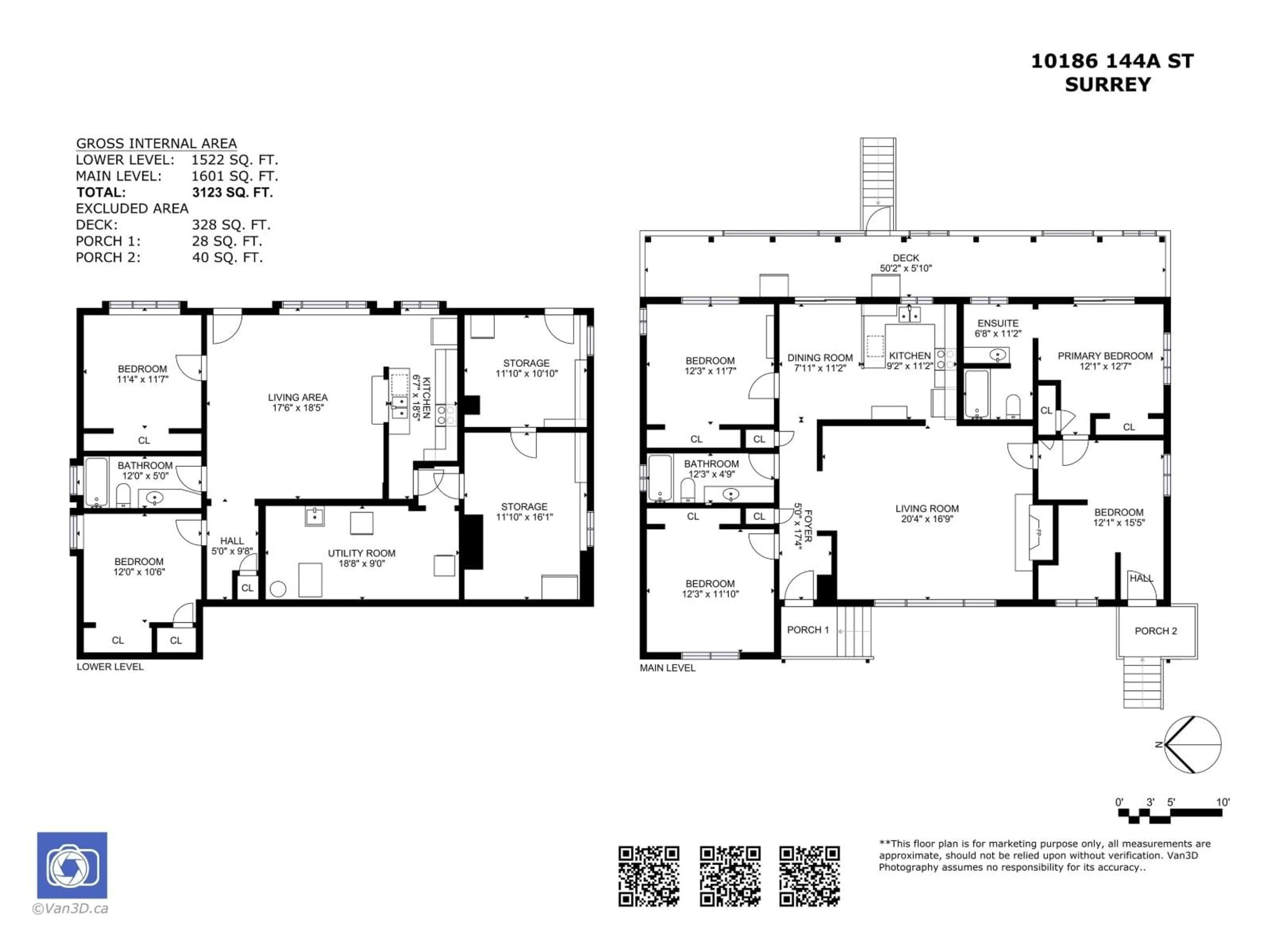 Floor plan for 10186 144A, Surrey British Columbia V3R3P8
