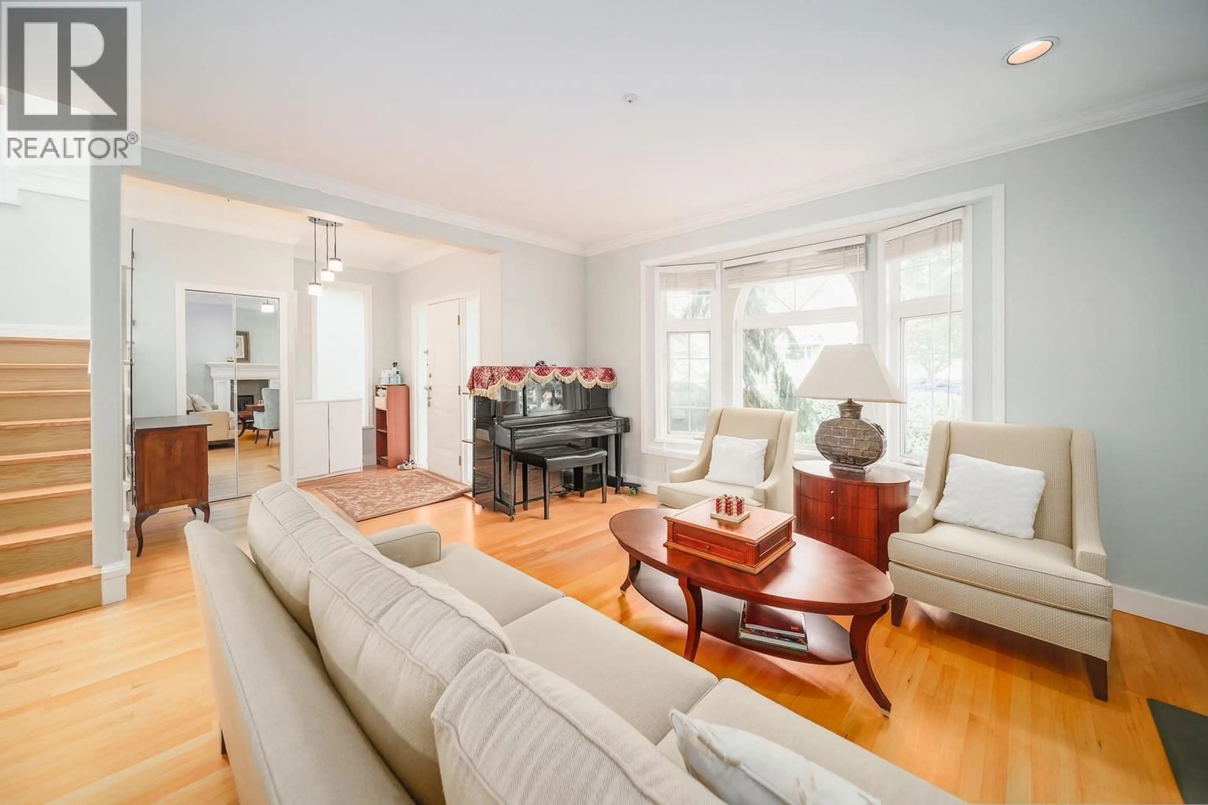 Living room with furniture, wood/laminate floor for 2726 42ND AVENUE, Vancouver British Columbia V6N3G5