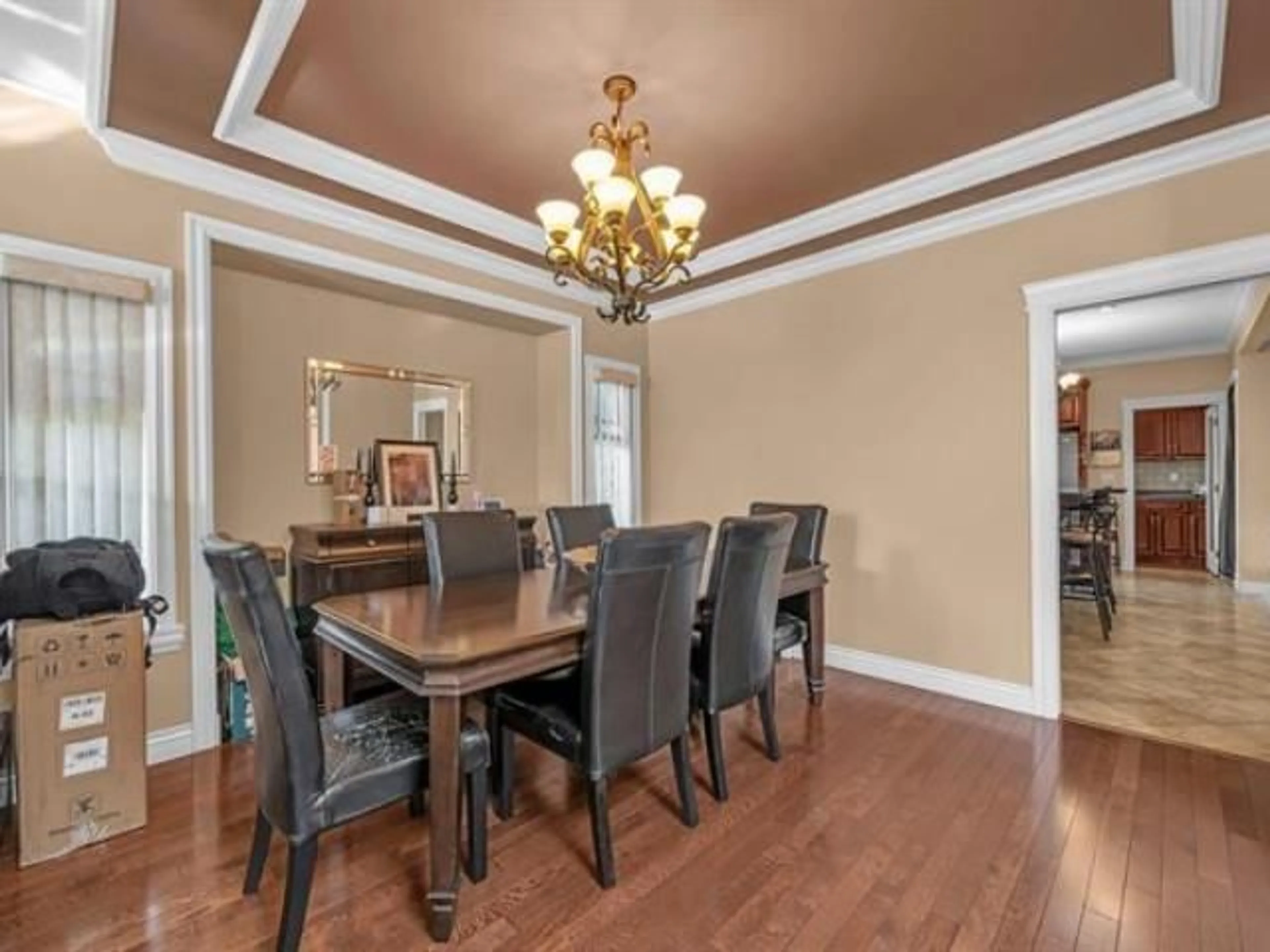 Dining room, wood/laminate floor for 12699 99, Surrey British Columbia V3V2P6