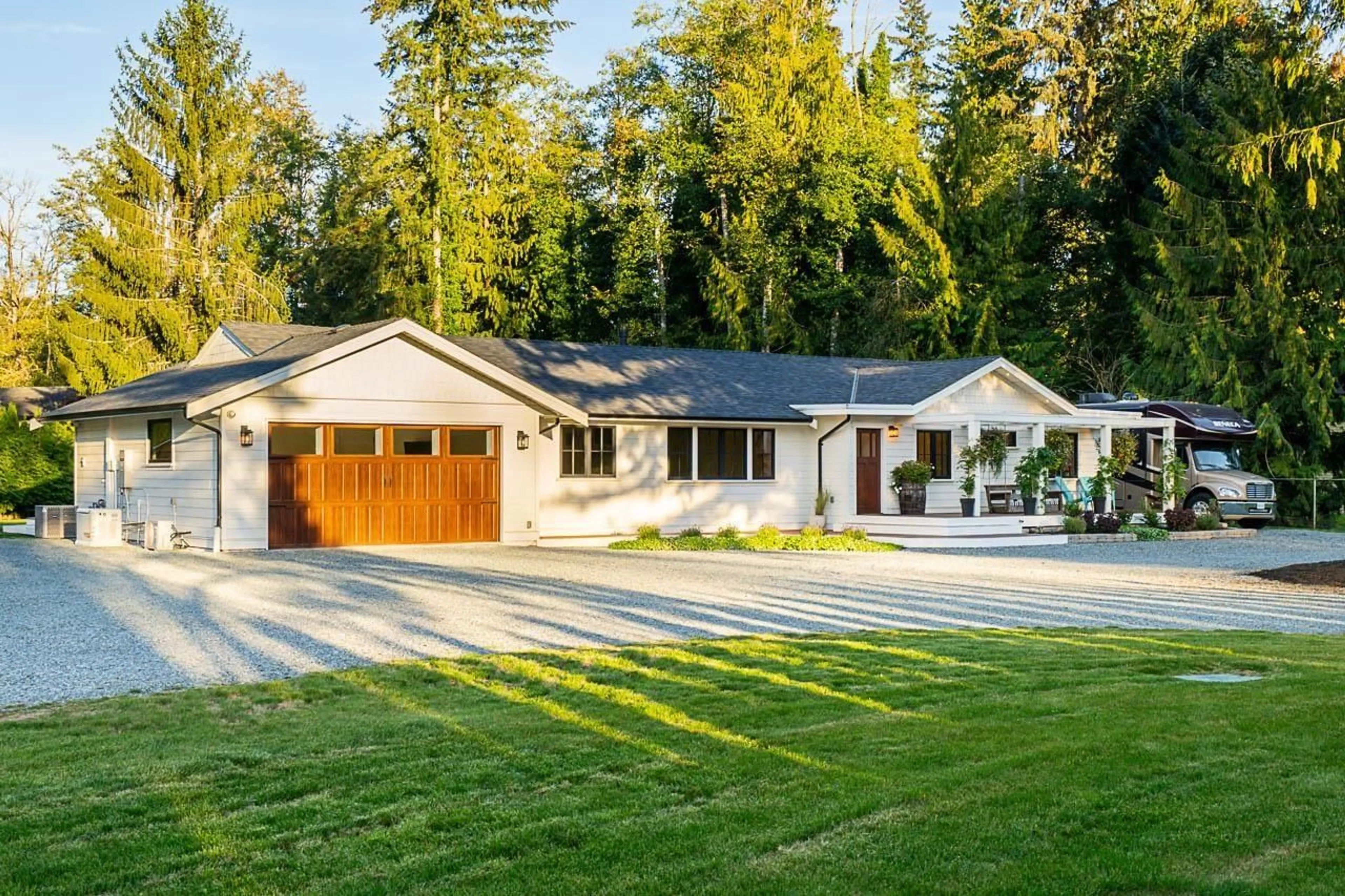 Home with vinyl exterior material, street for 4650 MARTINGALE, Langley British Columbia V2Z2L6