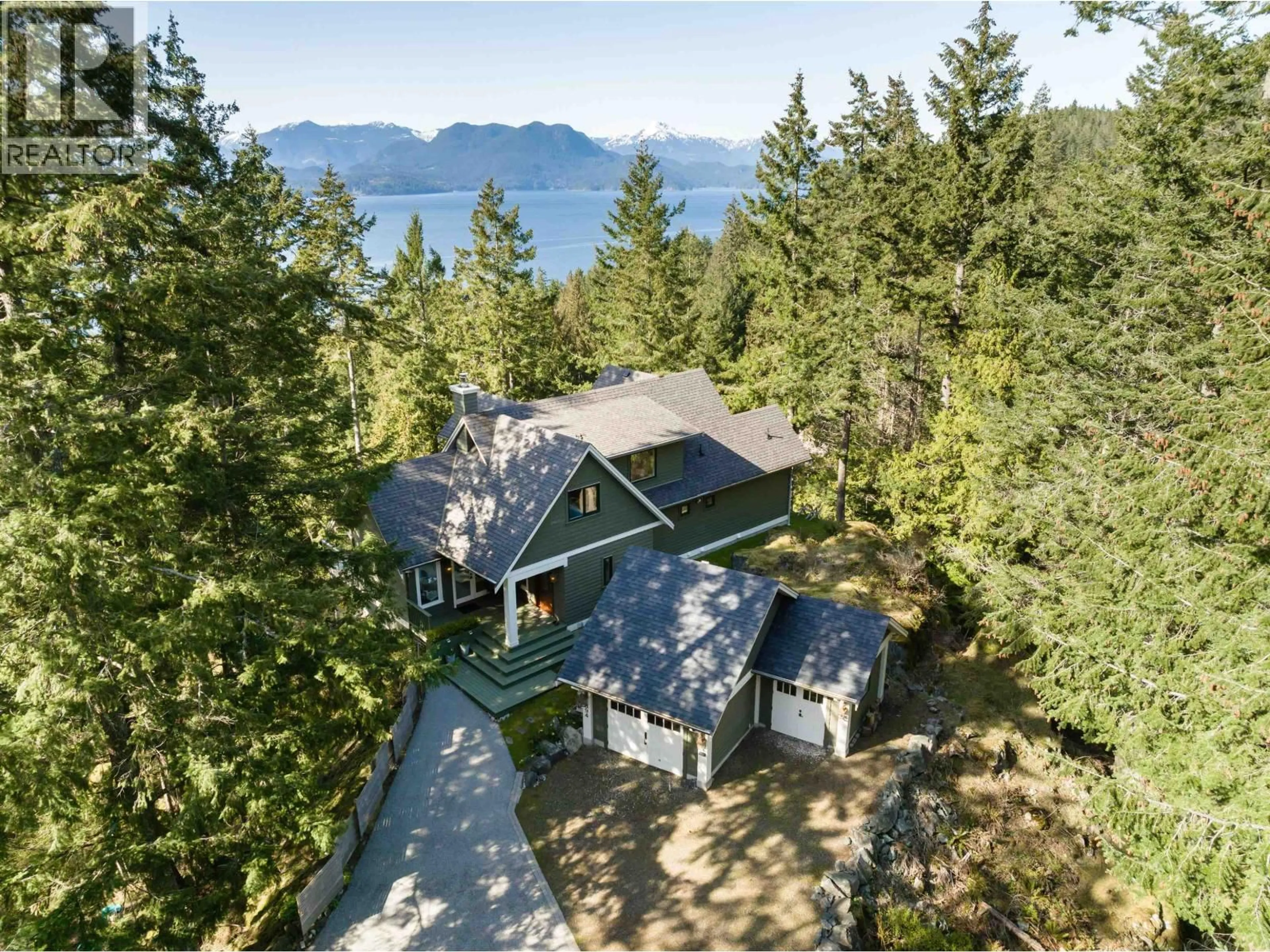 A pic from outside/outdoor area/front of a property/back of a property/a pic from drone, water/lake/river/ocean view for 894 SCHOONER LANE, Bowen Island British Columbia V0N1G2