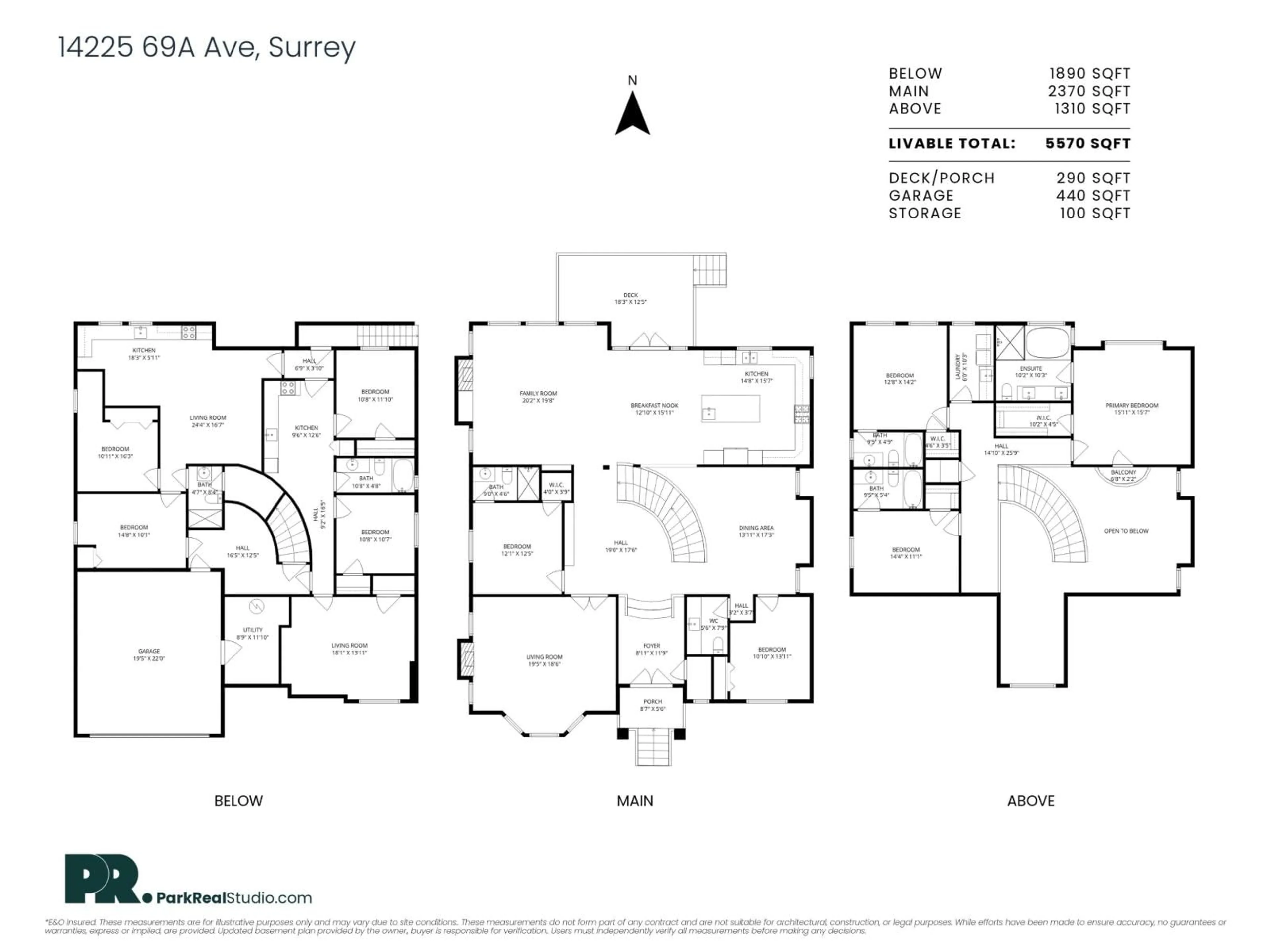 Floor plan for 14225 69A, Surrey British Columbia V3W1A5
