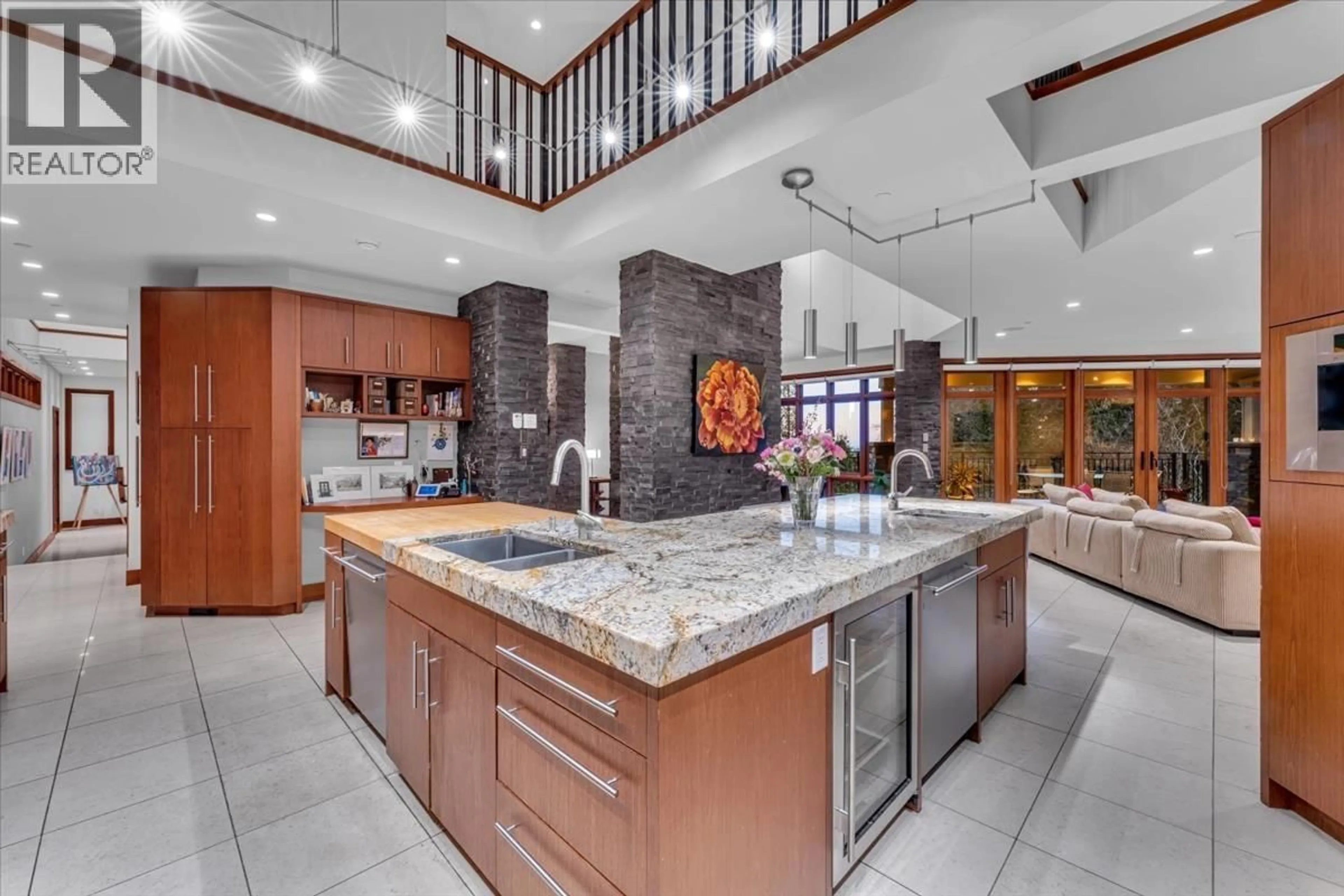 Contemporary kitchen, ceramic/tile floor for 1125 GROVELAND COURT, West Vancouver British Columbia V7S1Z7