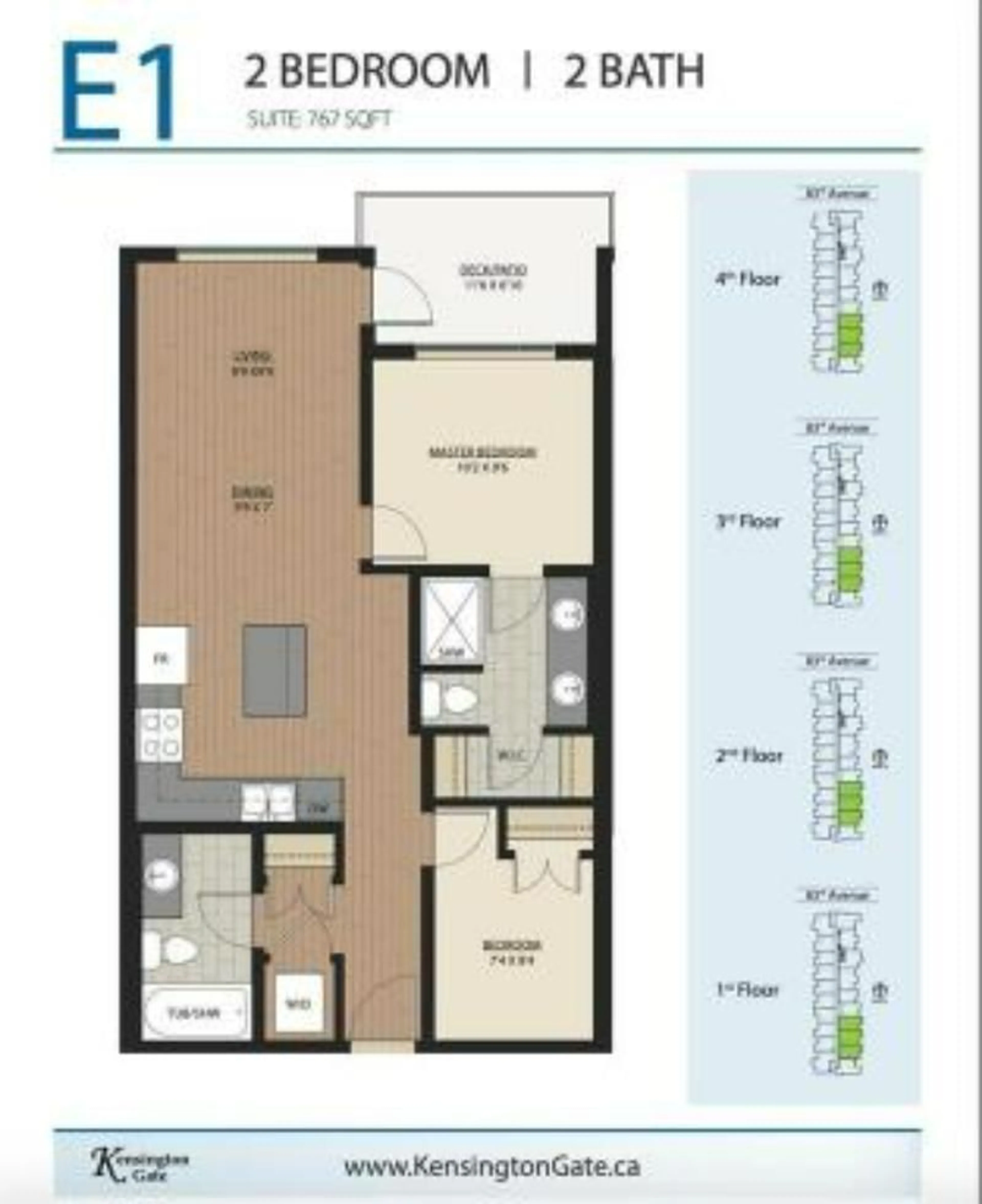 Floor plan for 207 - 20926 83, Langley British Columbia V0V0V0