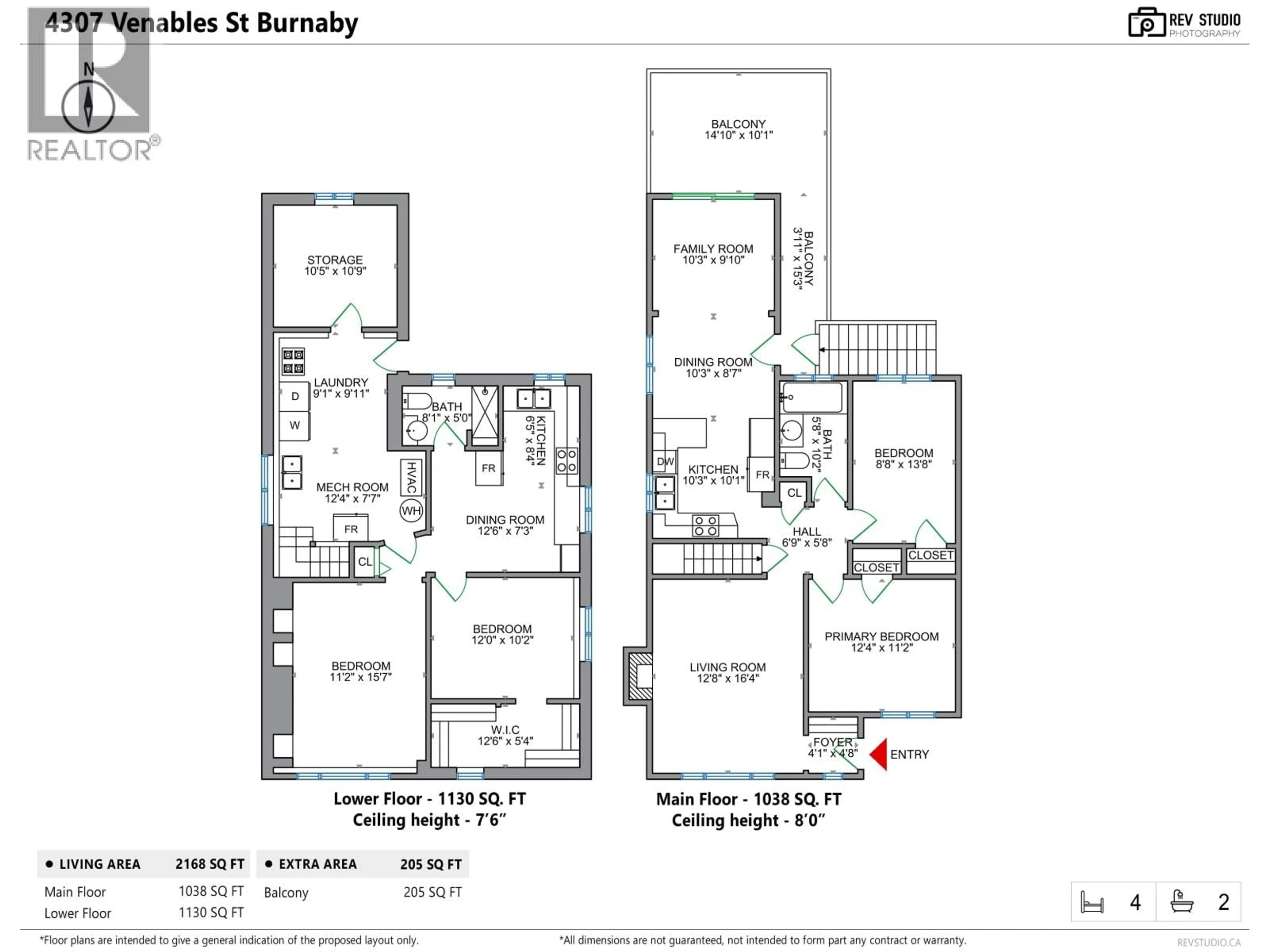 Floor plan for 4307 VENABLES STREET, Burnaby British Columbia V5C3A3