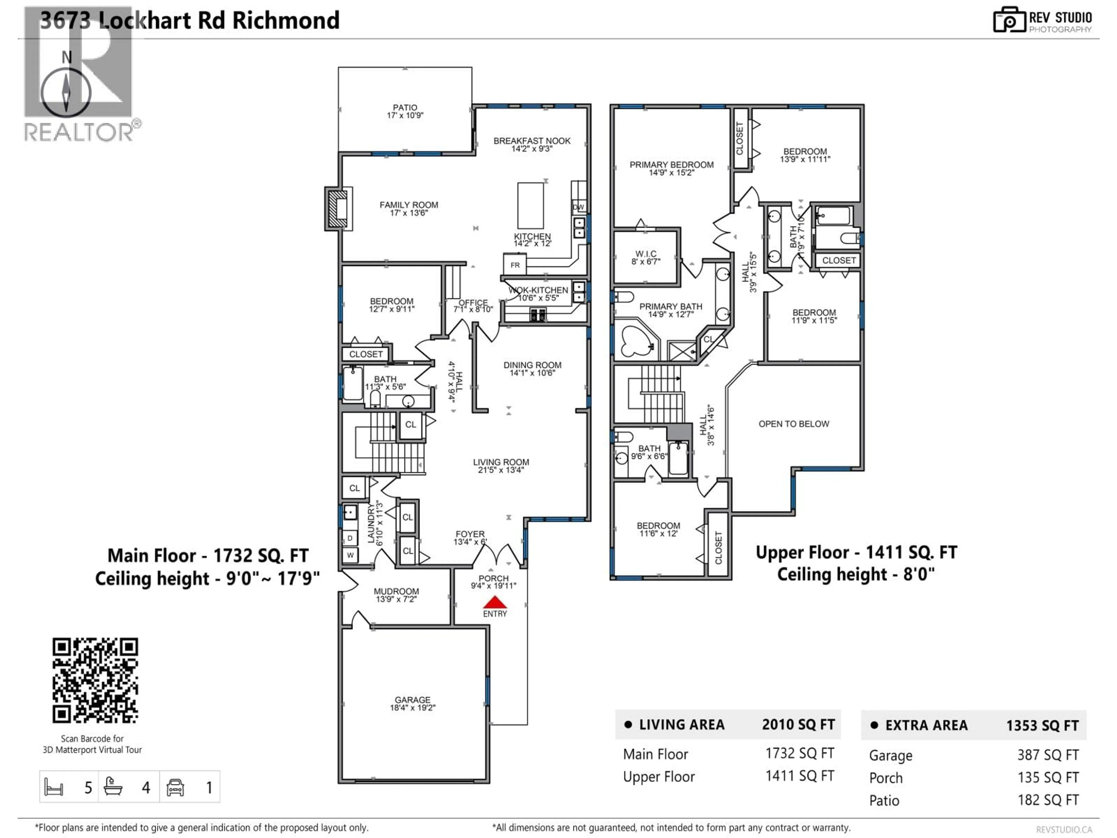 Floor plan for 3673 LOCKHART ROAD, Richmond British Columbia V7C1M4