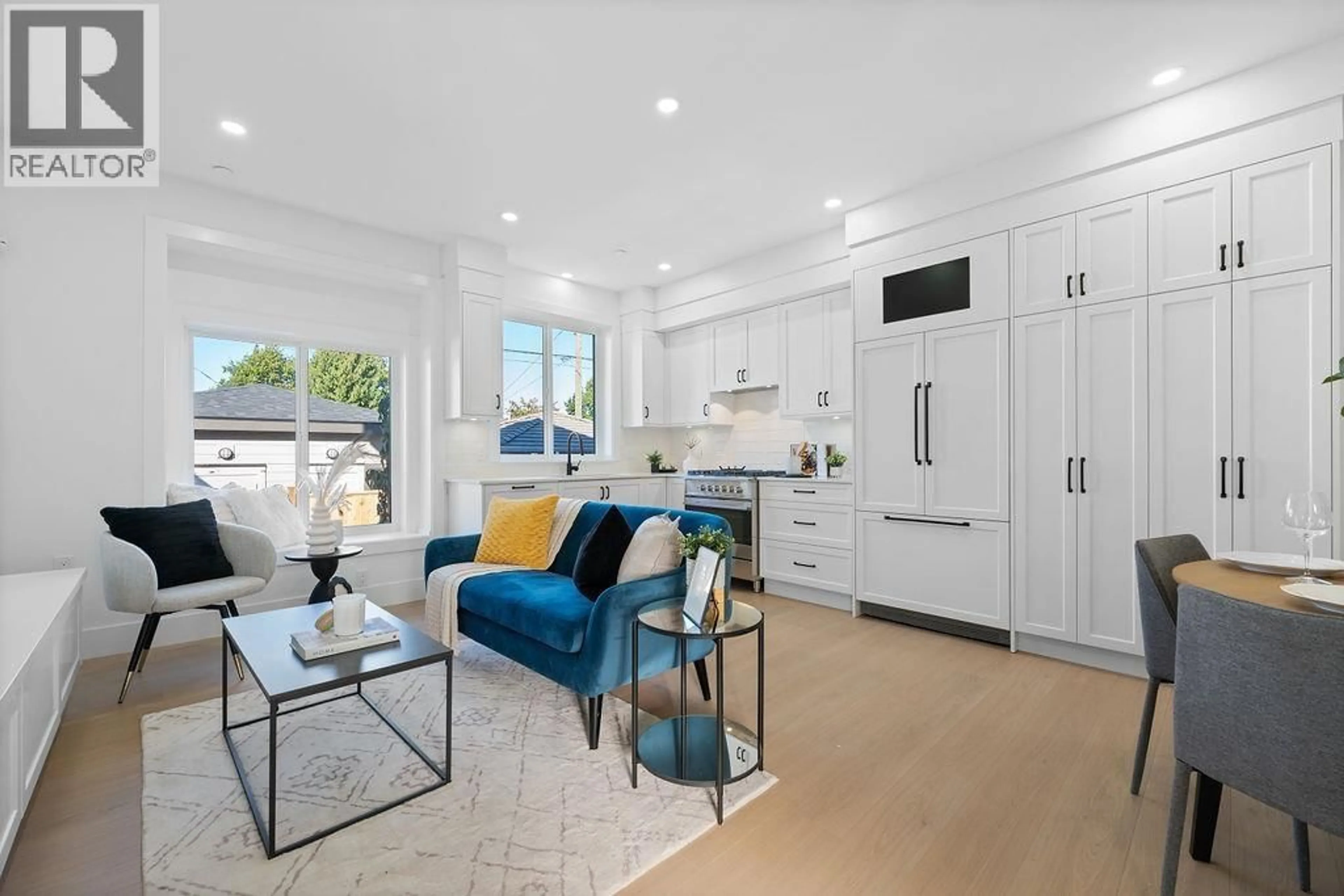 Open concept kitchen, ceramic/tile floor for 2 - 2447 41ST AVENUE, Vancouver British Columbia V5R2W2