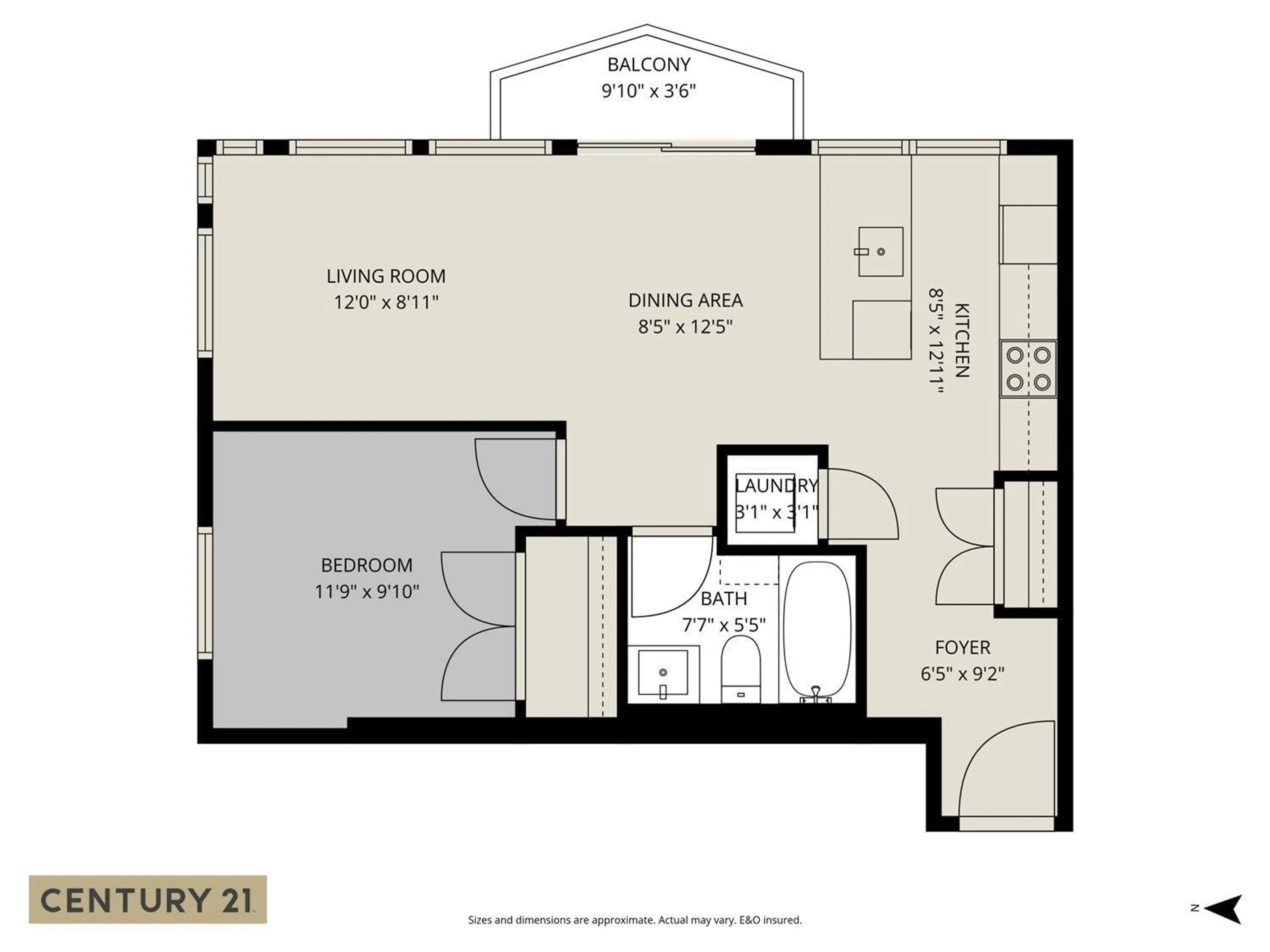 Floor plan for 401 - 32838 LANDEAU, Abbotsford British Columbia V2S0M6