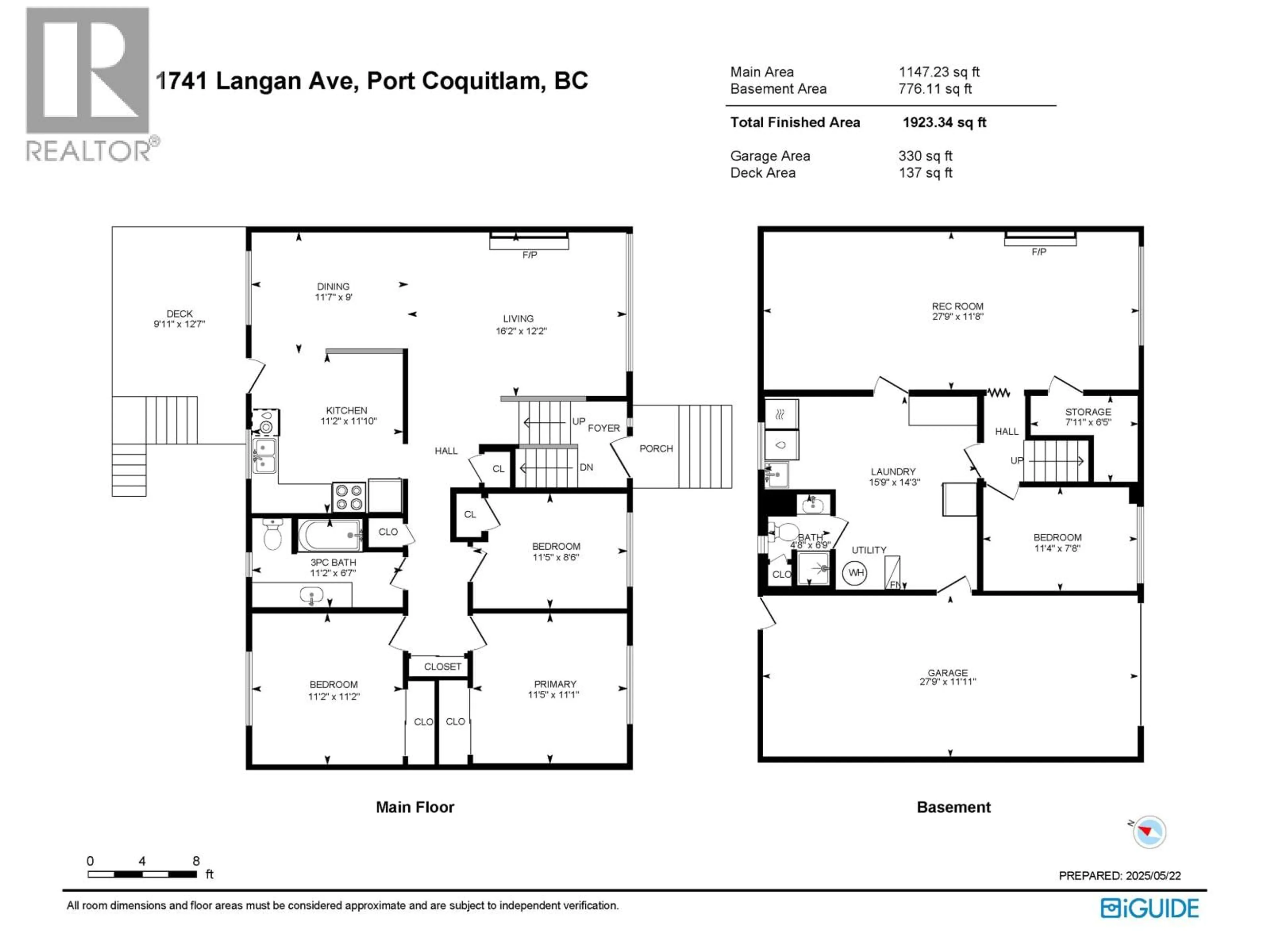 Floor plan for 1741 LANGAN AVENUE, Port Coquitlam British Columbia V3C1K8