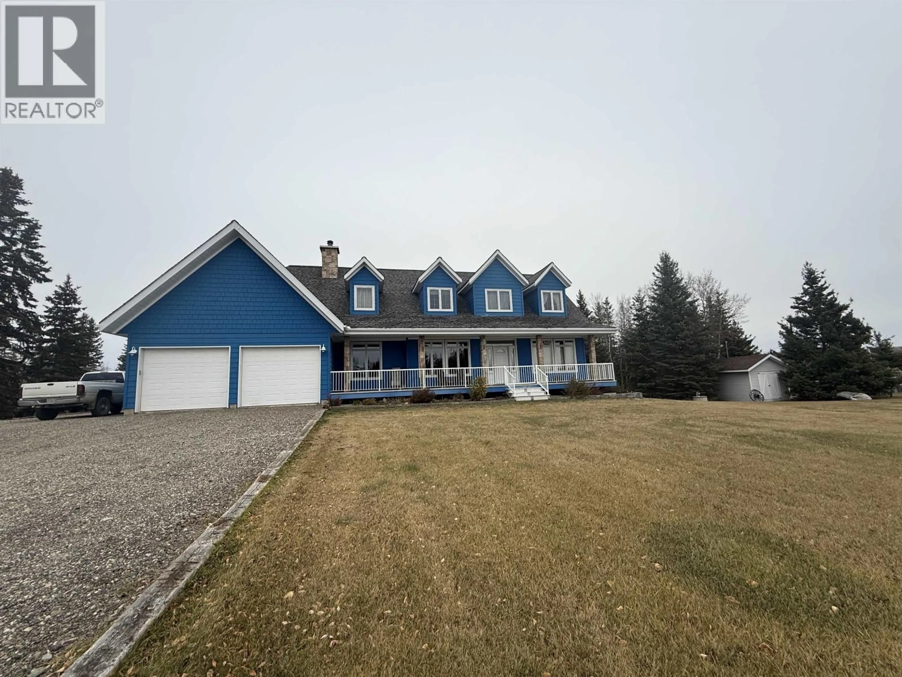 A pic from outside/outdoor area/front of a property/back of a property/a pic from drone, unknown for 12762 OLD HOPE ROAD, Charlie Lake British Columbia V0C1H0