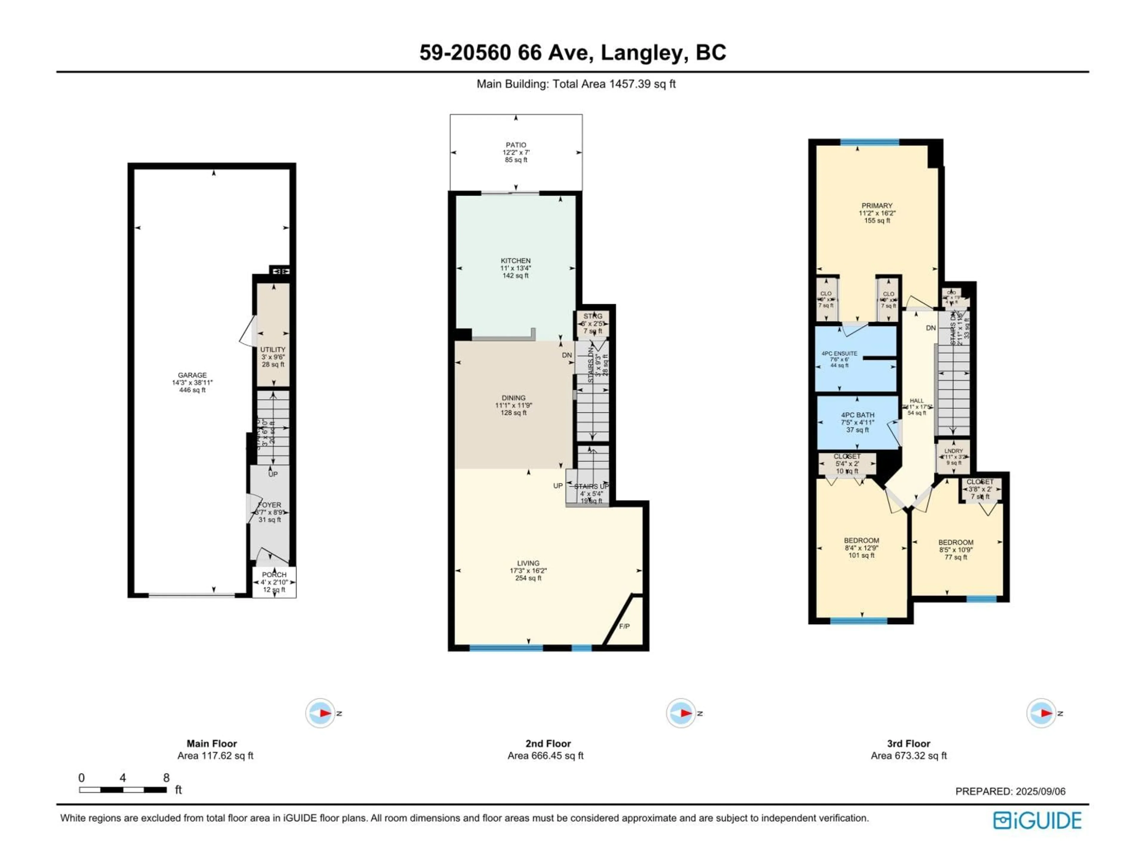 Floor plan for 59 - 20560 66, Langley British Columbia V2Y2Y8
