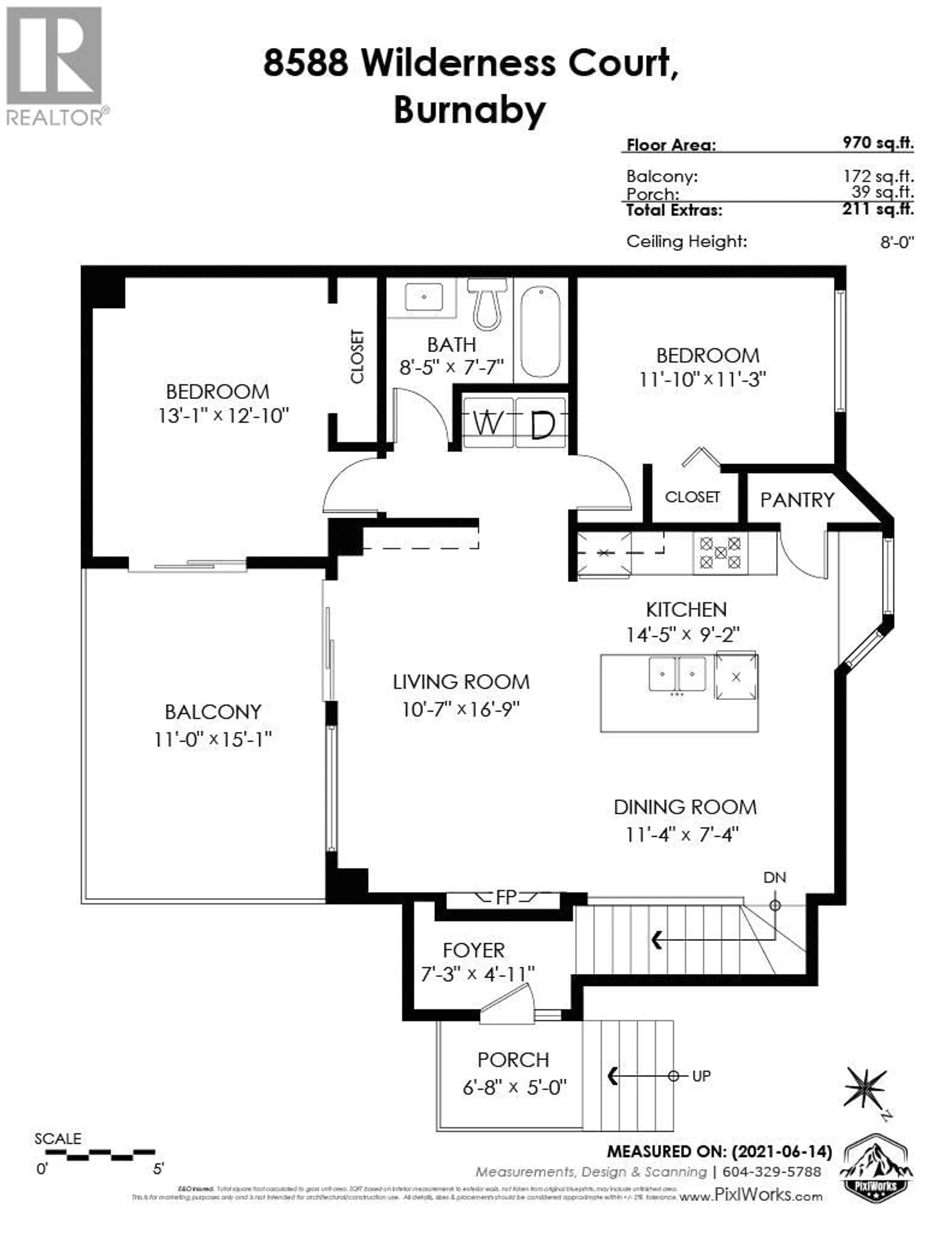 Floor plan for 8588 WILDERNESS COURT, Burnaby British Columbia V5A4B2