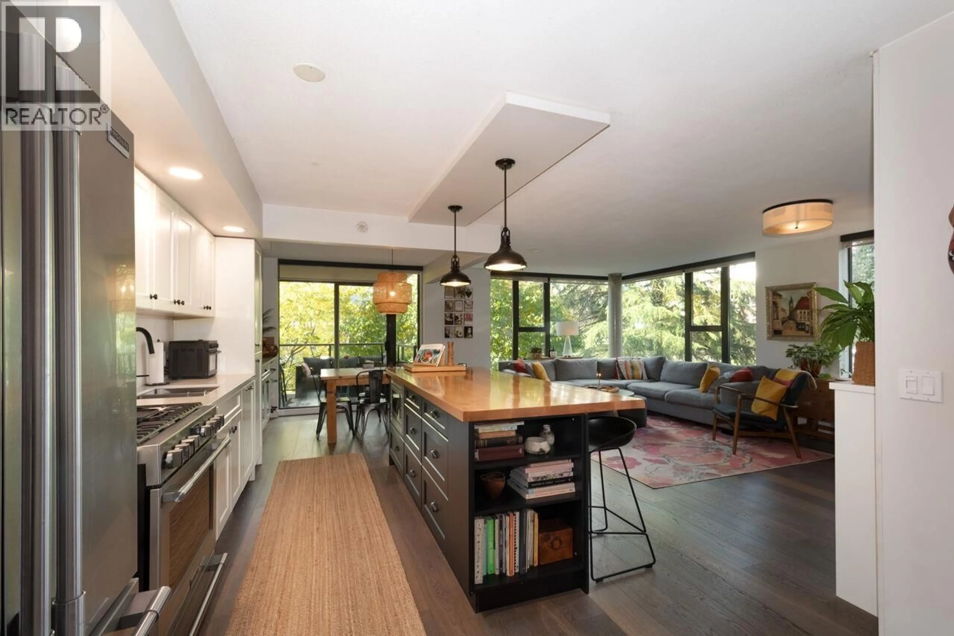 Open concept kitchen, unknown for 308 - 683 VICTORIA PARK, North Vancouver British Columbia V7M0A2