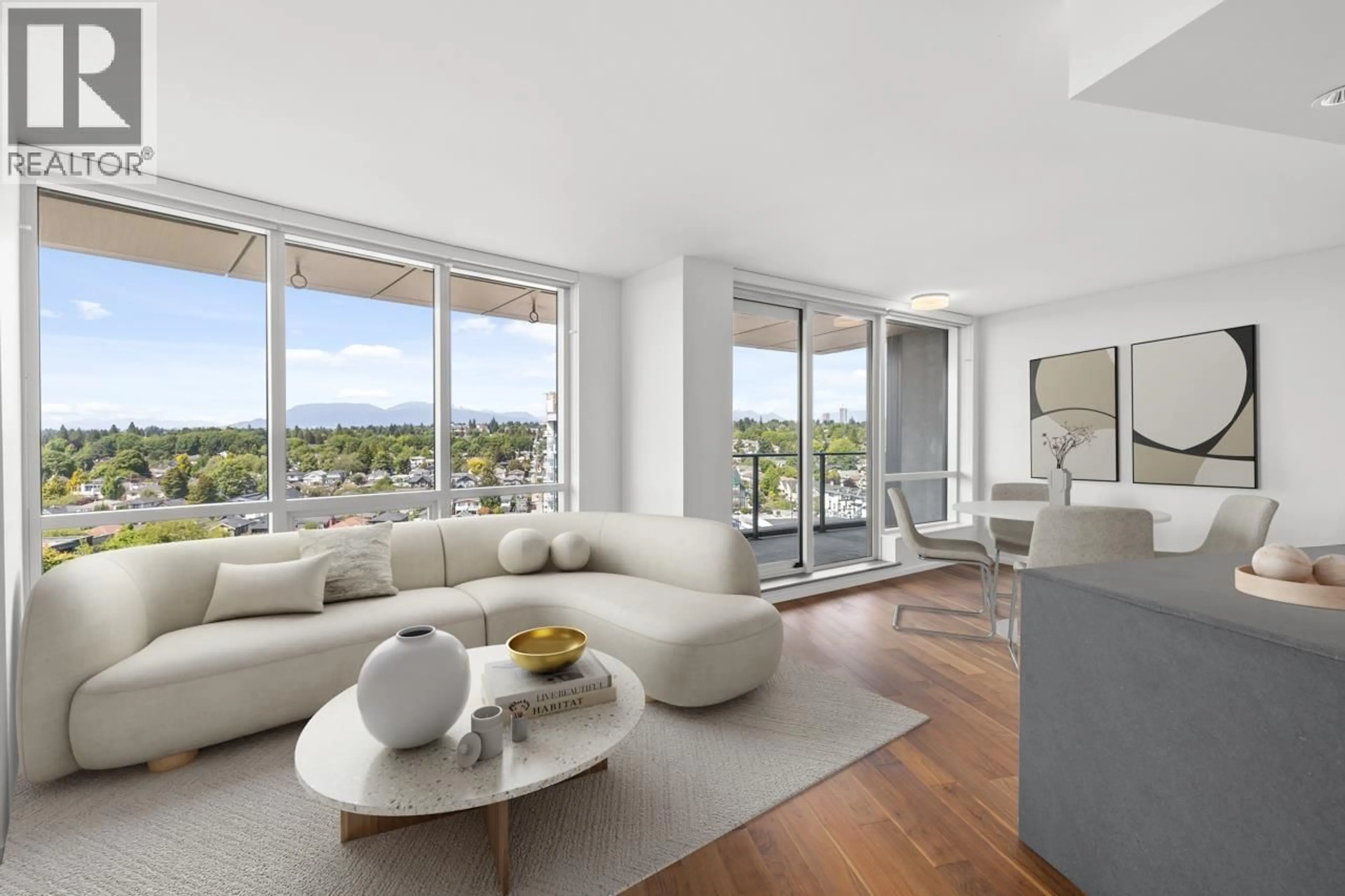 Living room with furniture, unknown for 1505 - 8555 GRANVILLE STREET, Vancouver British Columbia V6P0C3