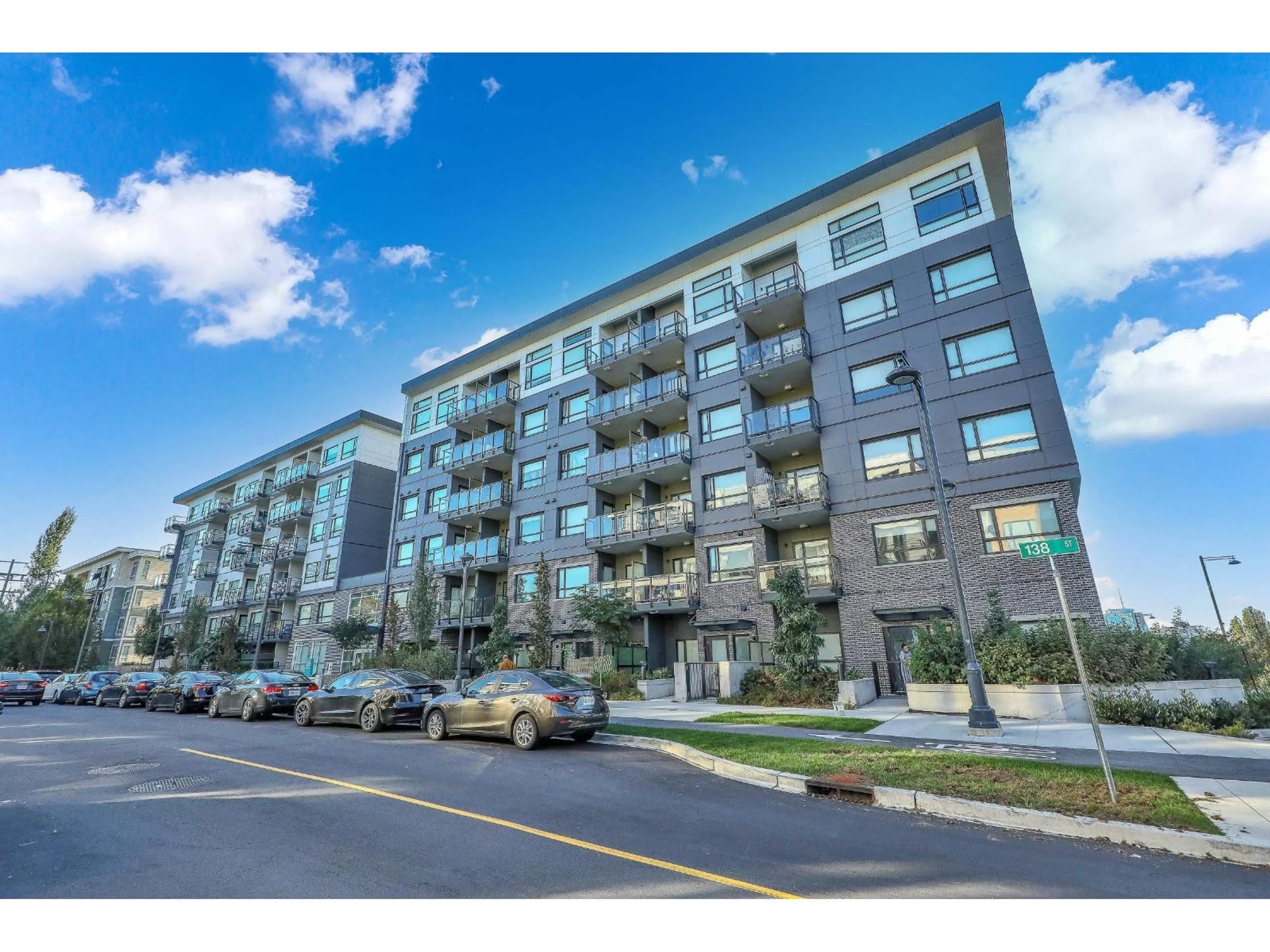 A pic from outside/outdoor area/front of a property/back of a property/a pic from drone, street for 309 - 10777 138, Surrey British Columbia V3T0T5