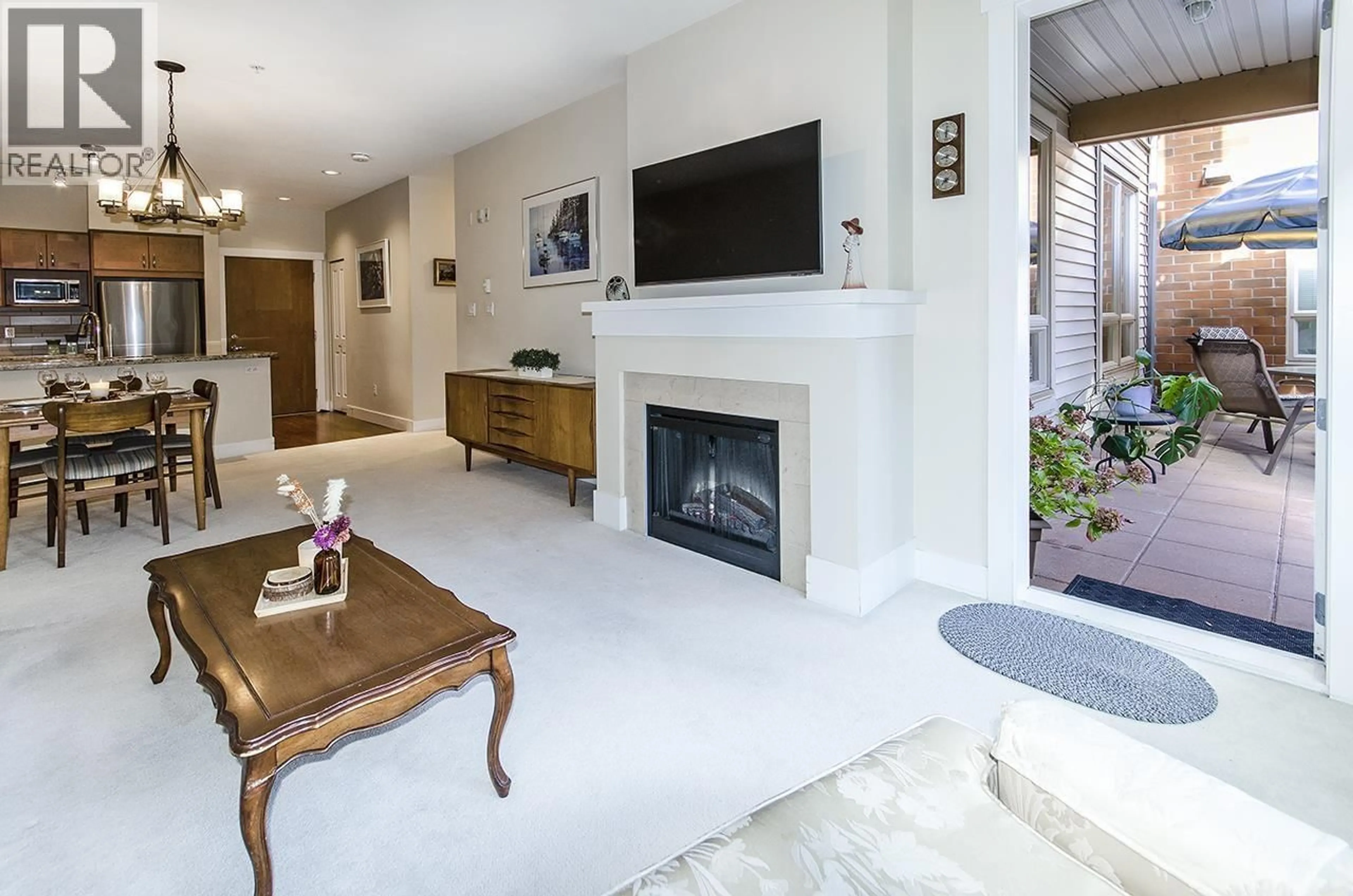 Living room with furniture, ceramic/tile floor for 106 - 1111 27TH STREET, North Vancouver British Columbia V7J1S3