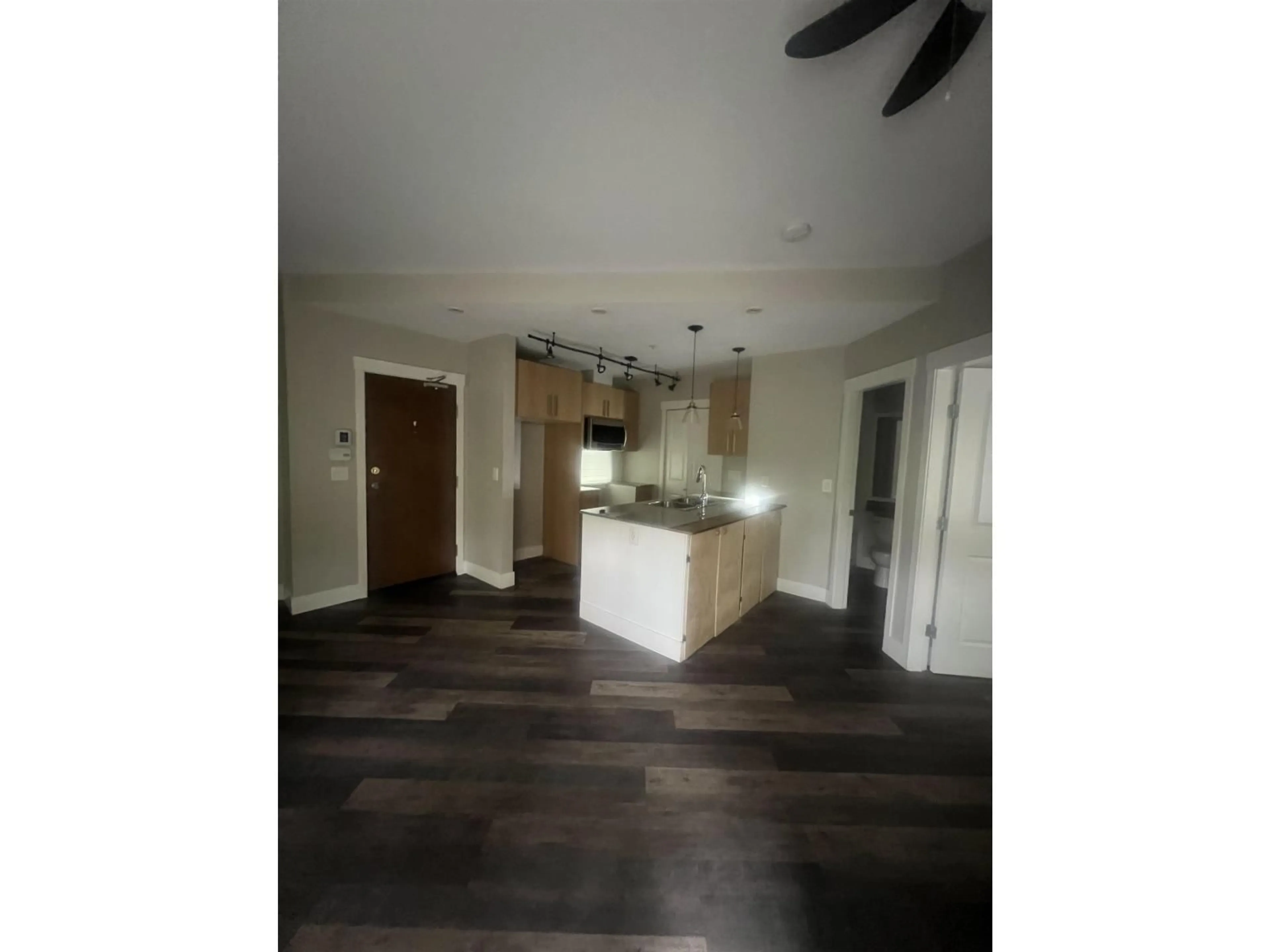 Open concept kitchen, wood/laminate floor for 107 - 2943 NELSON PLACE, Abbotsford British Columbia V2S0C8