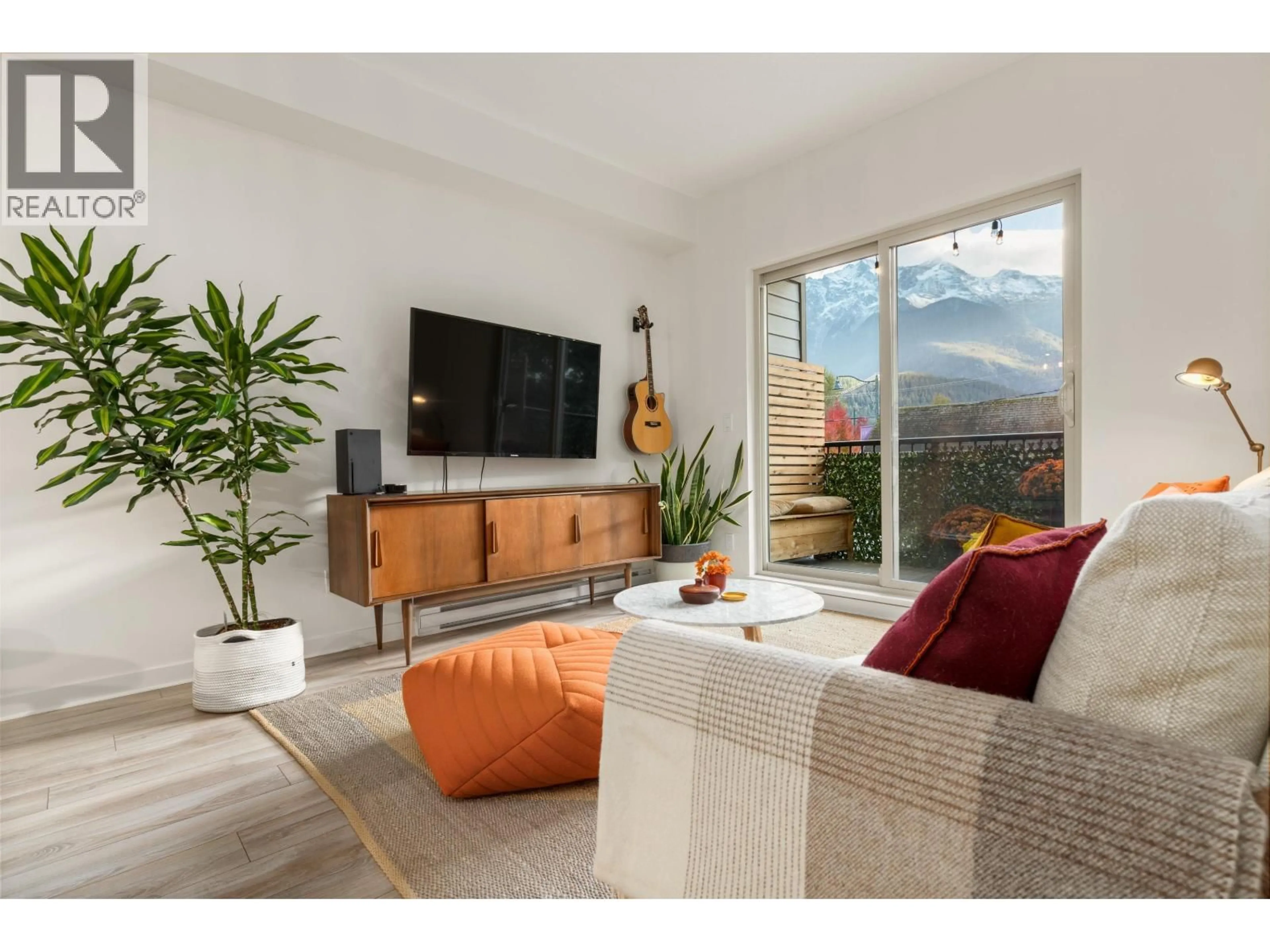 Living room with furniture, unknown for 213 - 7445 FRONTIER STREET, Pemberton British Columbia V0N2L1