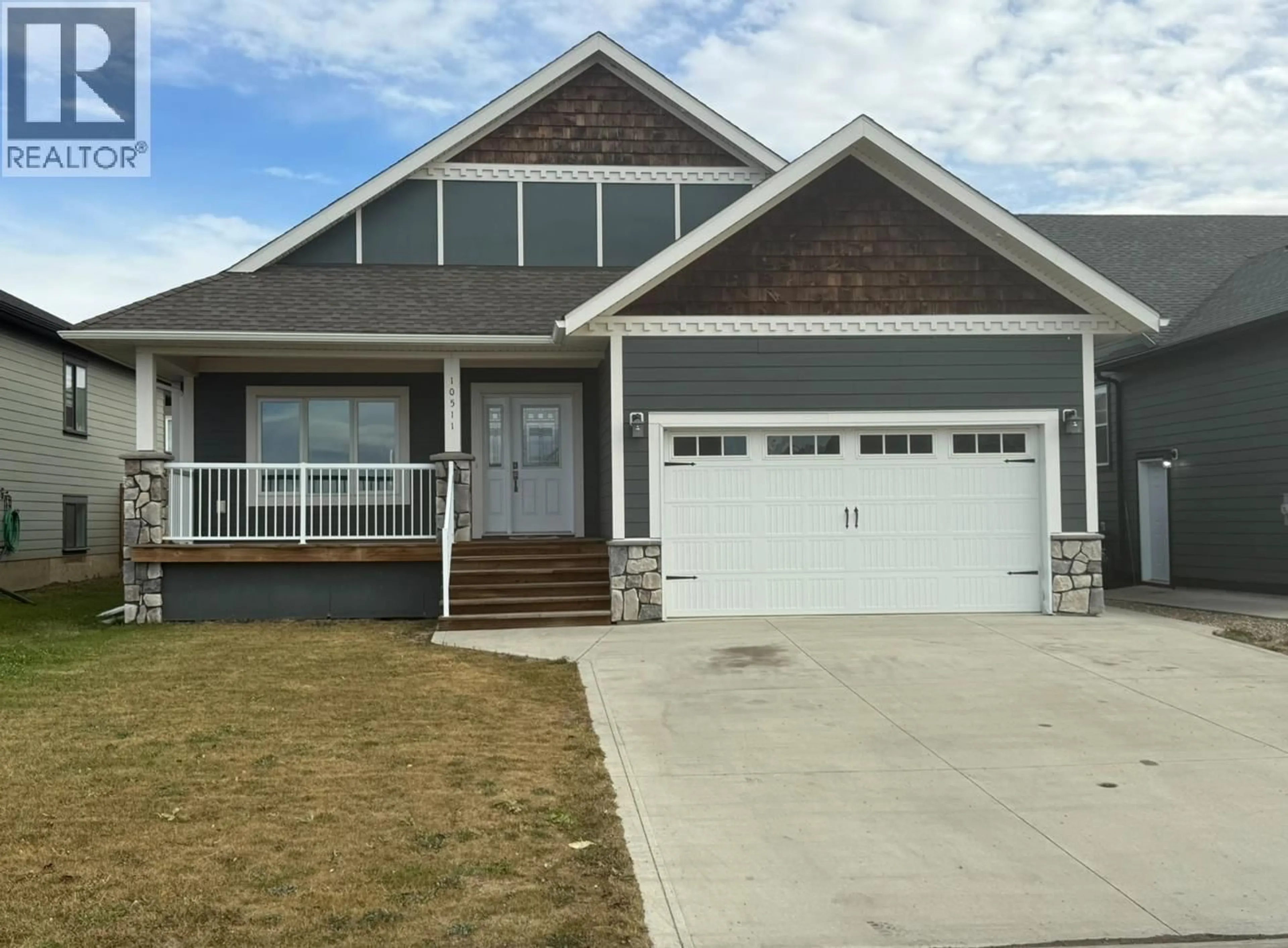 Home with vinyl exterior material, street for 10511 111 STREET, Fort St. John British Columbia V1J0L6