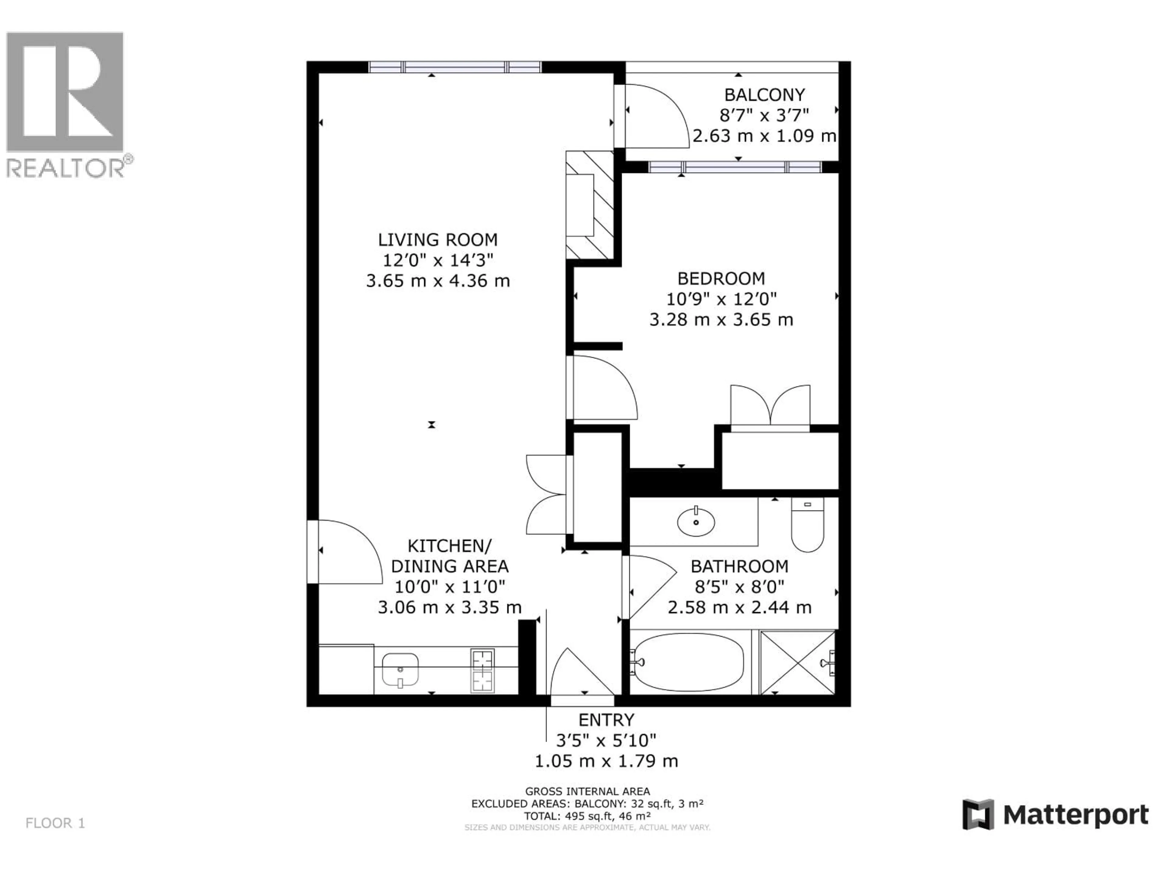 Floor plan for 679 - 4090 WHISTLER WAY, Whistler British Columbia V8E1J3