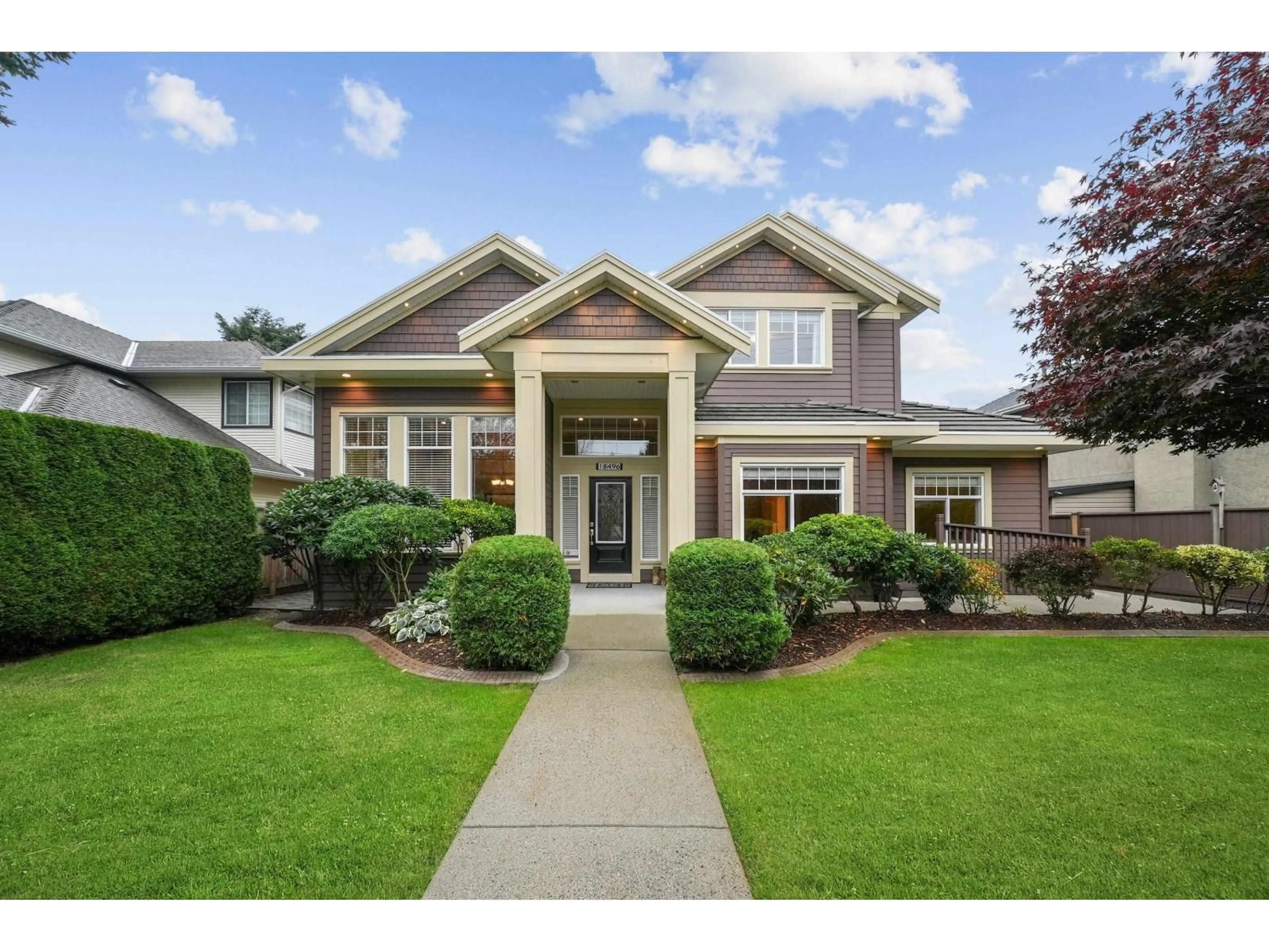 Home with brick exterior material, street for 18496 64, Surrey British Columbia V3S8J6