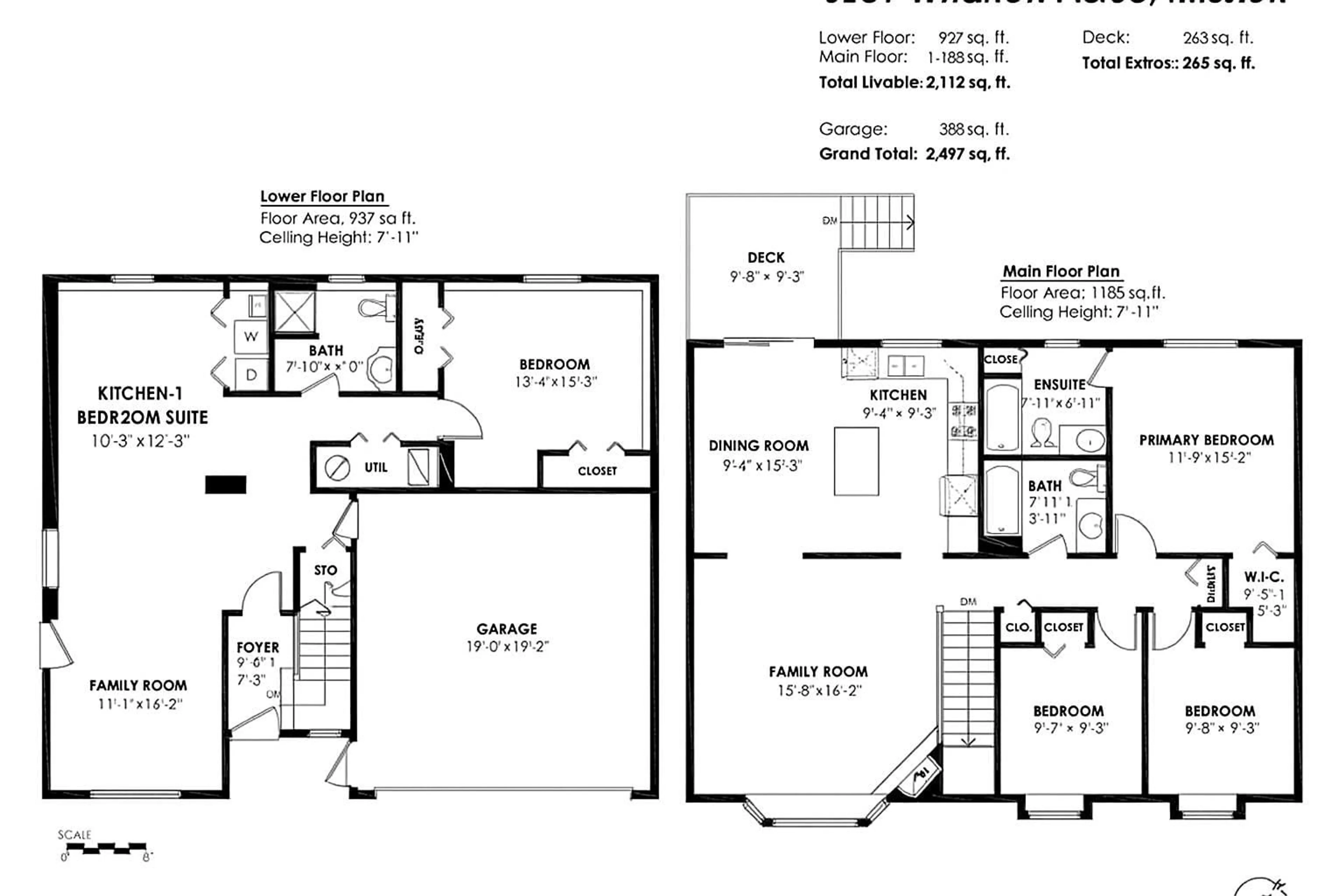 Floor plan for 8251 WHARTON, Mission British Columbia V2V7A4