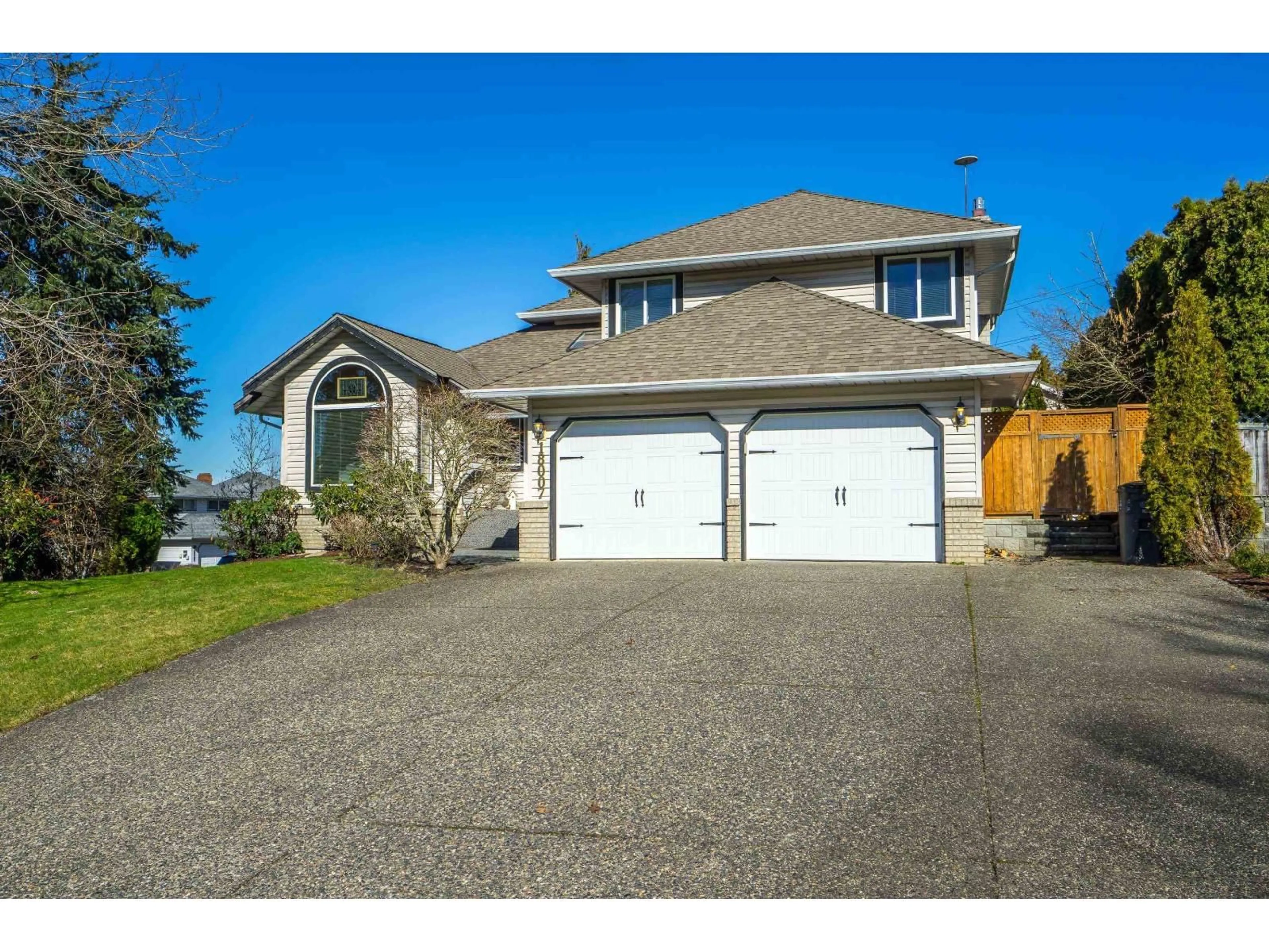 Home with vinyl exterior material, street for 18007 64A, Surrey British Columbia V3S7K1