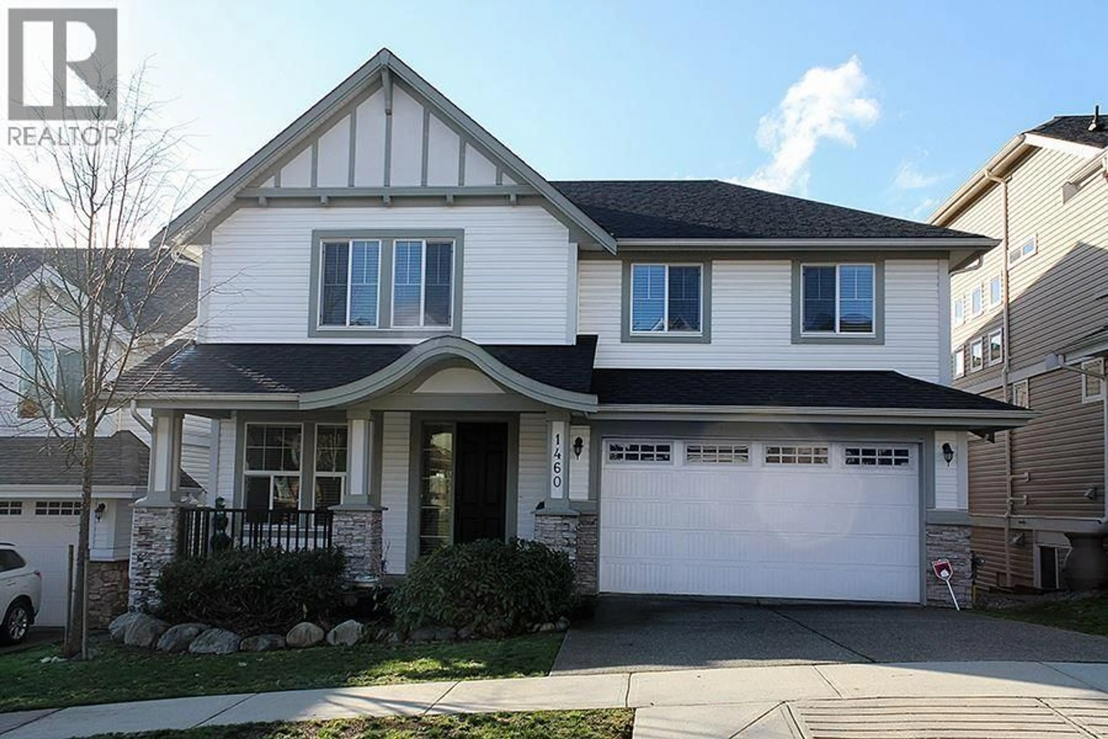 Home with vinyl exterior material, street for 1460 NANTON STREET, Coquitlam British Columbia V3E0B2