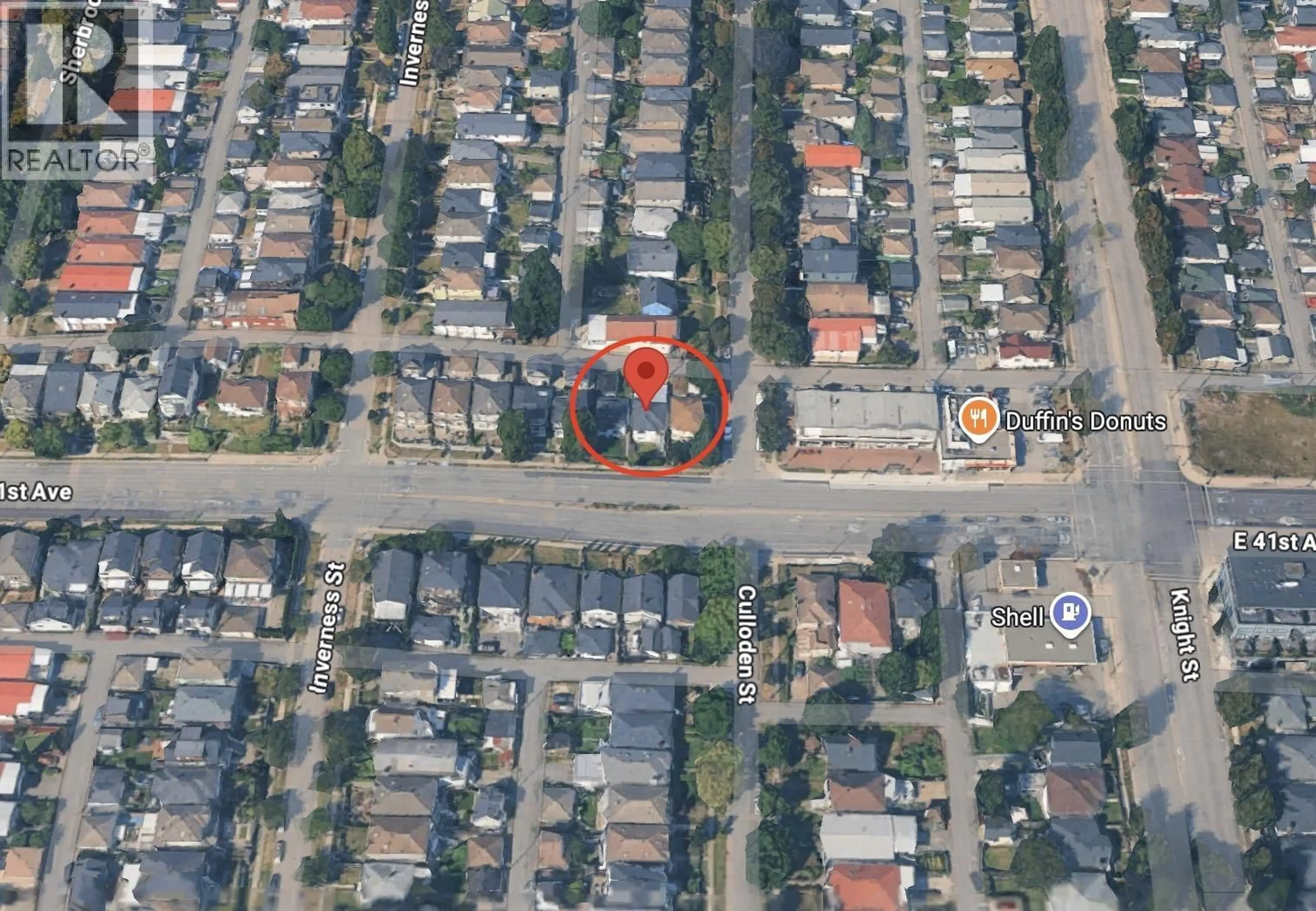 A pic from outside/outdoor area/front of a property/back of a property/a pic from drone, street for 1339 41ST AVENUE, Vancouver British Columbia V5W1R5