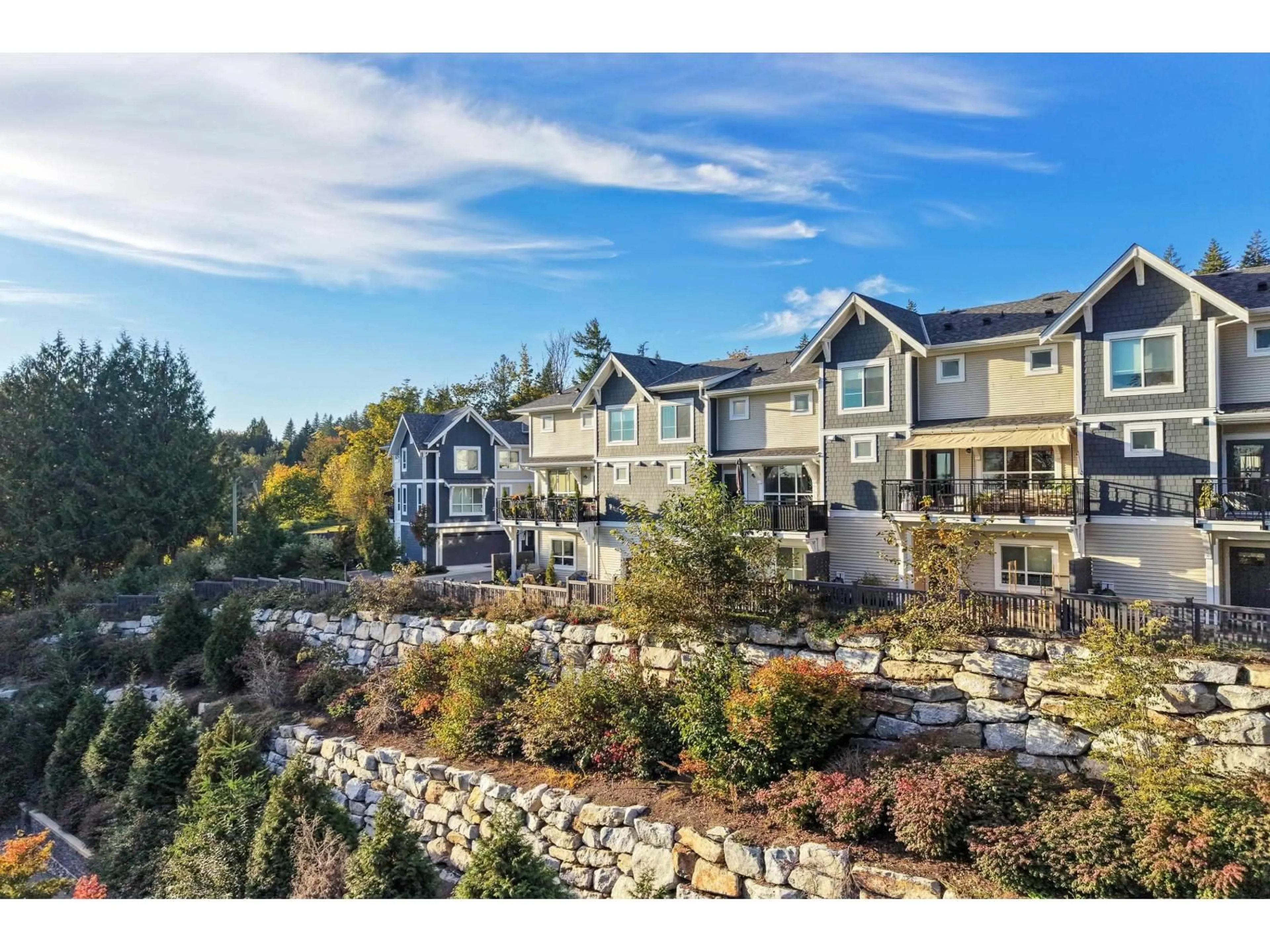 A pic from outside/outdoor area/front of a property/back of a property/a pic from drone, mountain view for 43 - 8335 NELSON, Mission British Columbia V4S0E4