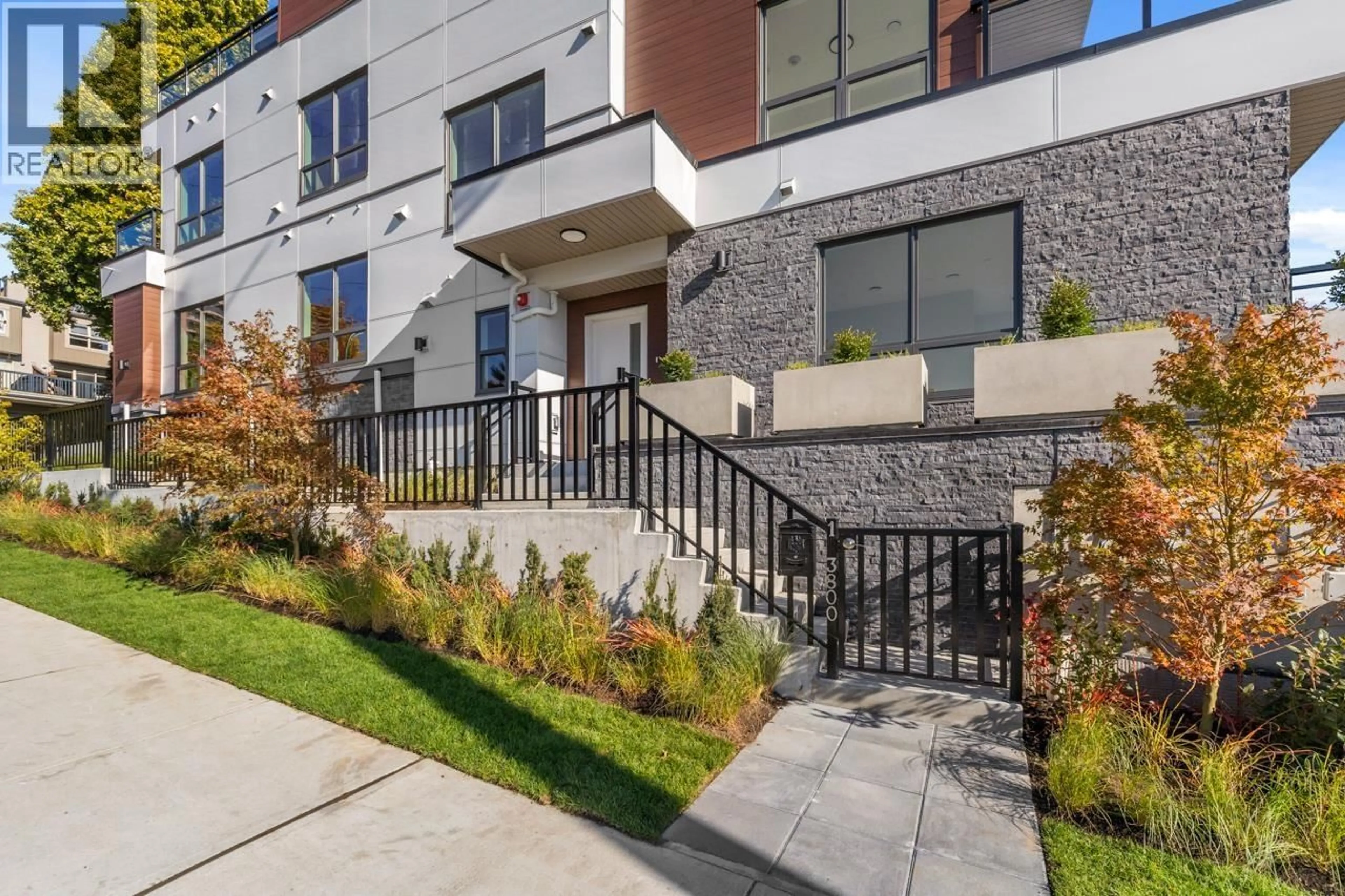 Home with brick exterior material, street for 1 - 3800 PENDER STREET, Burnaby British Columbia V5C2L5