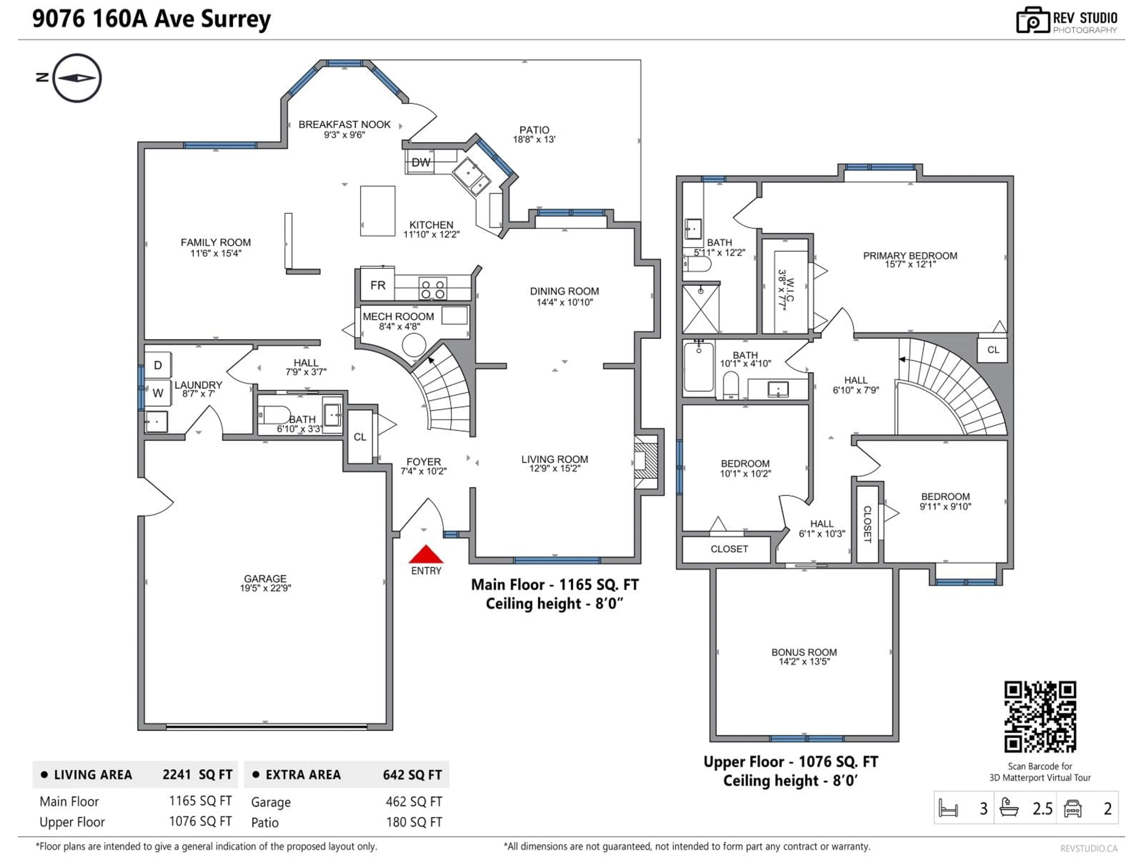 Floor plan for 9076 160A, Surrey British Columbia V4N3E4