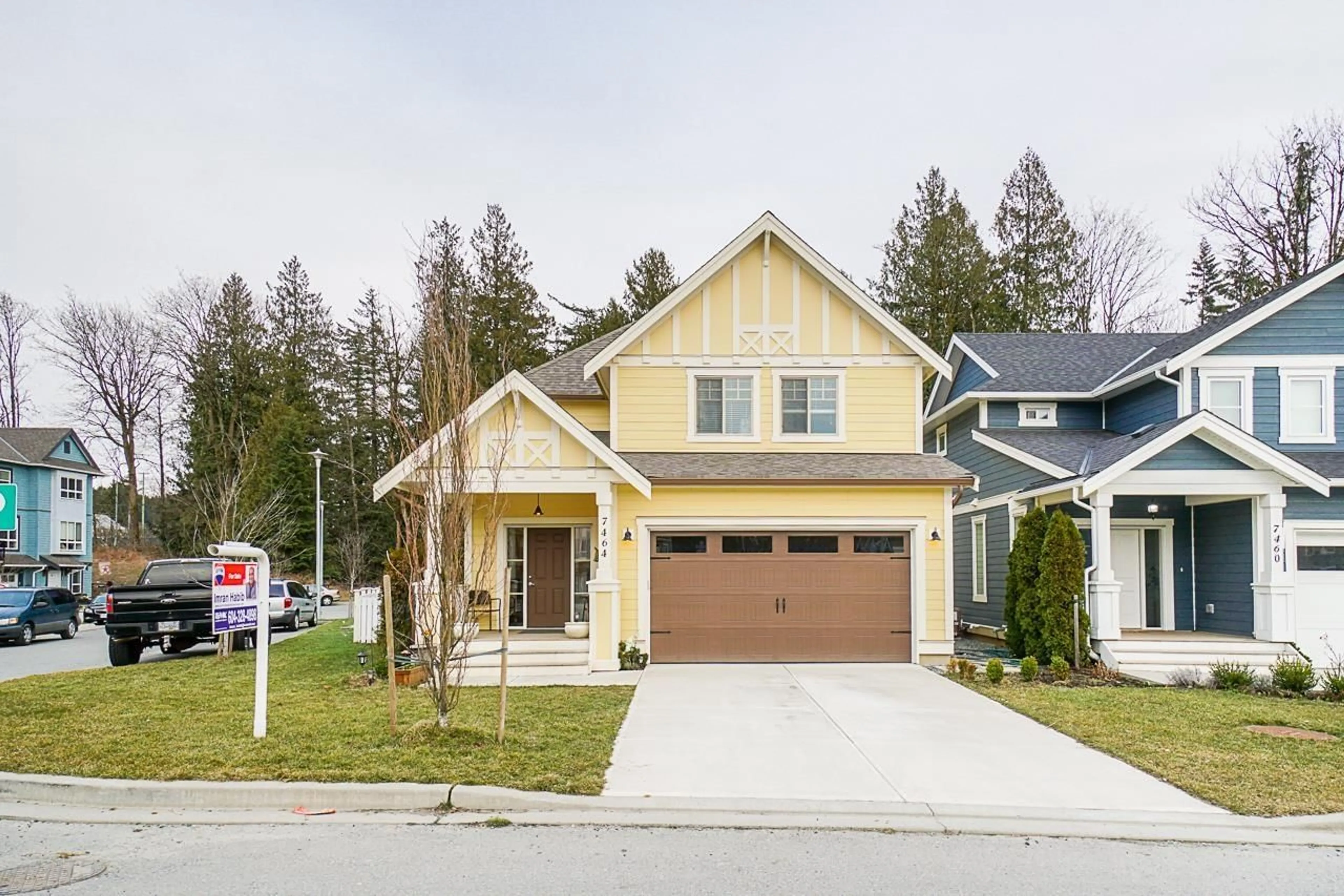 Home with vinyl exterior material, street for 7464 ROSS DRIVE, Mission British Columbia V2V0G1