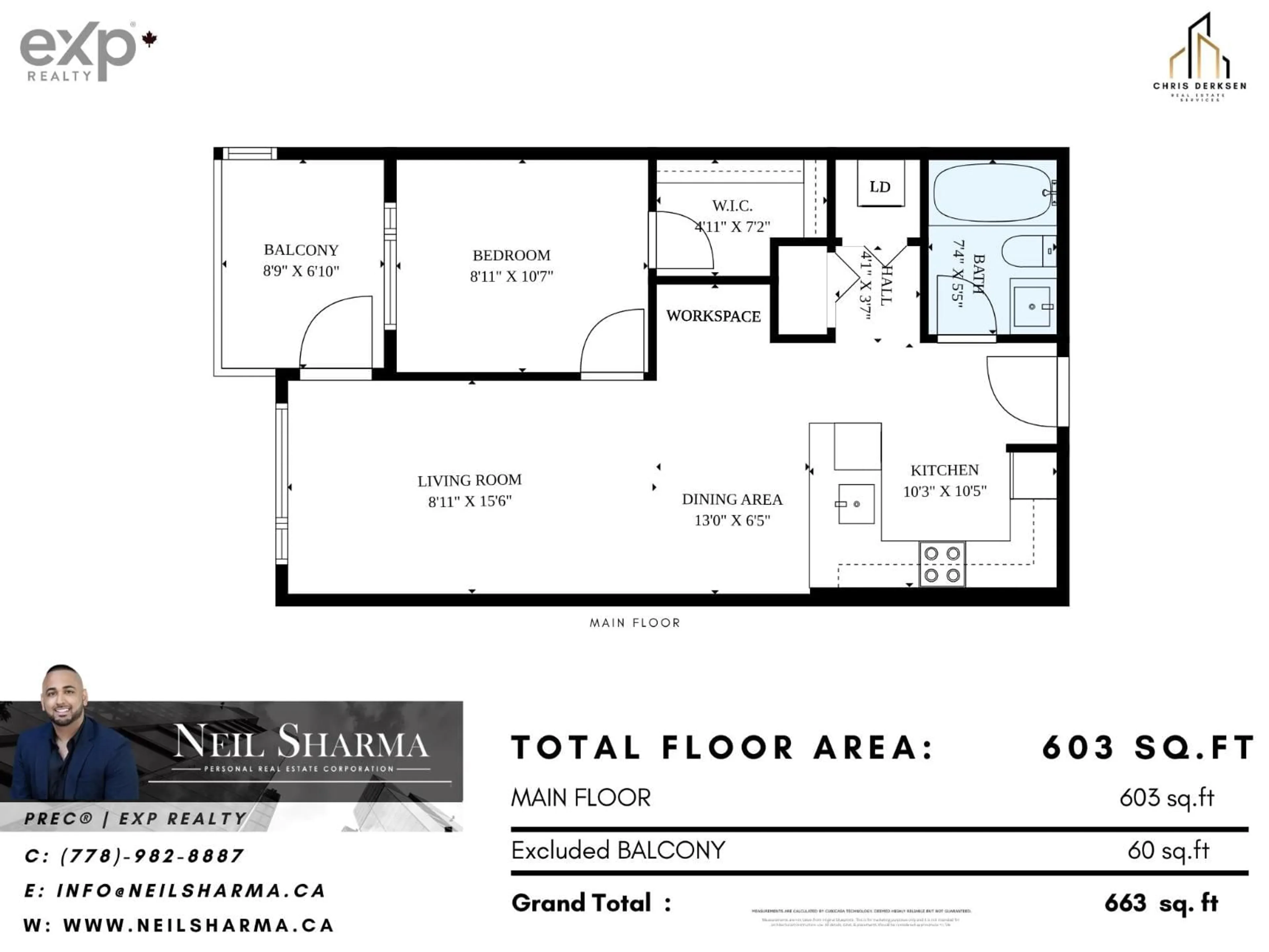 Floor plan for 206 - 10777 138, Surrey British Columbia V3T0T5