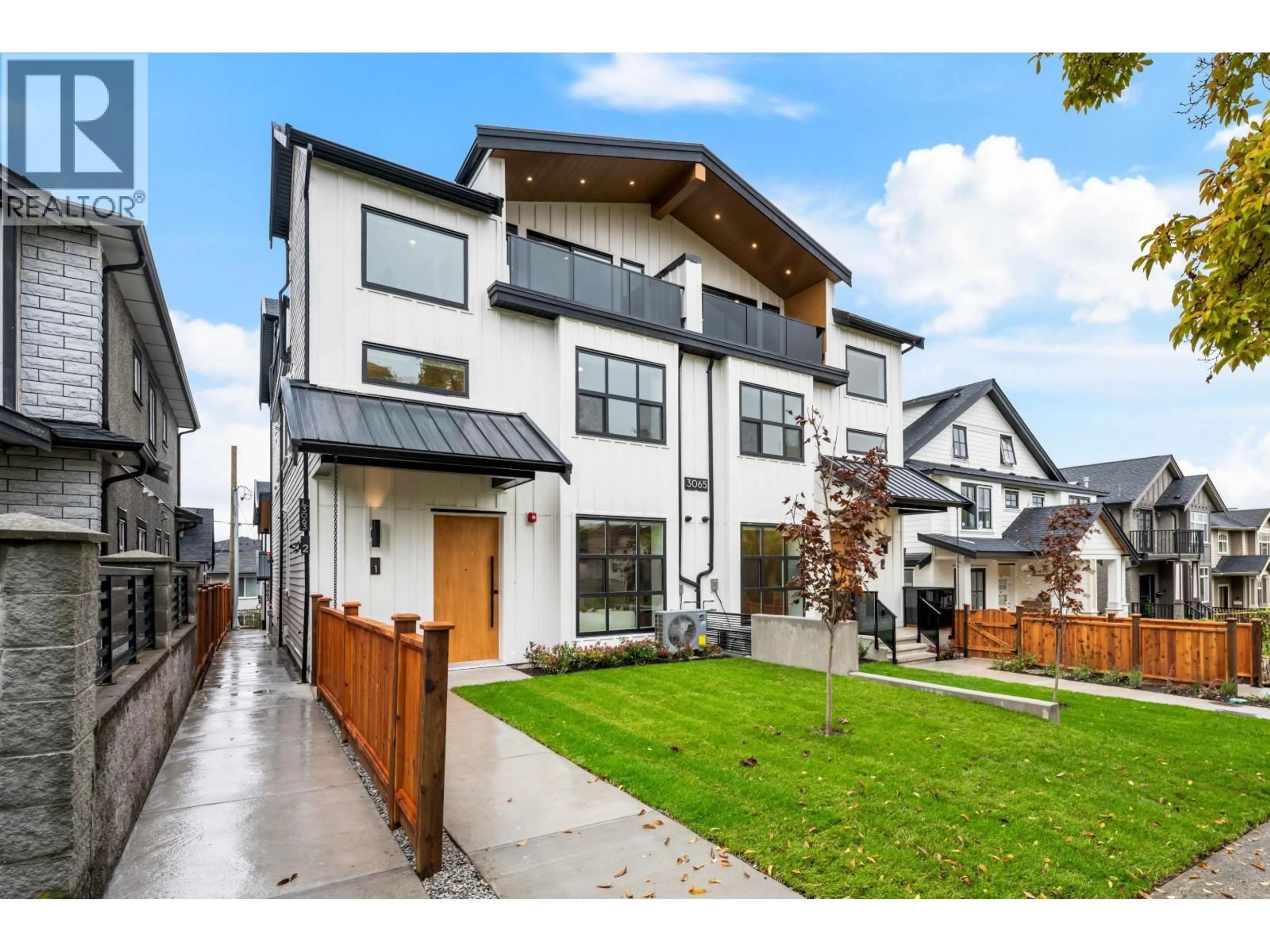 Home with brick exterior material, street for 1 - 3065 CHARLES STREET, Vancouver British Columbia V5K3B6