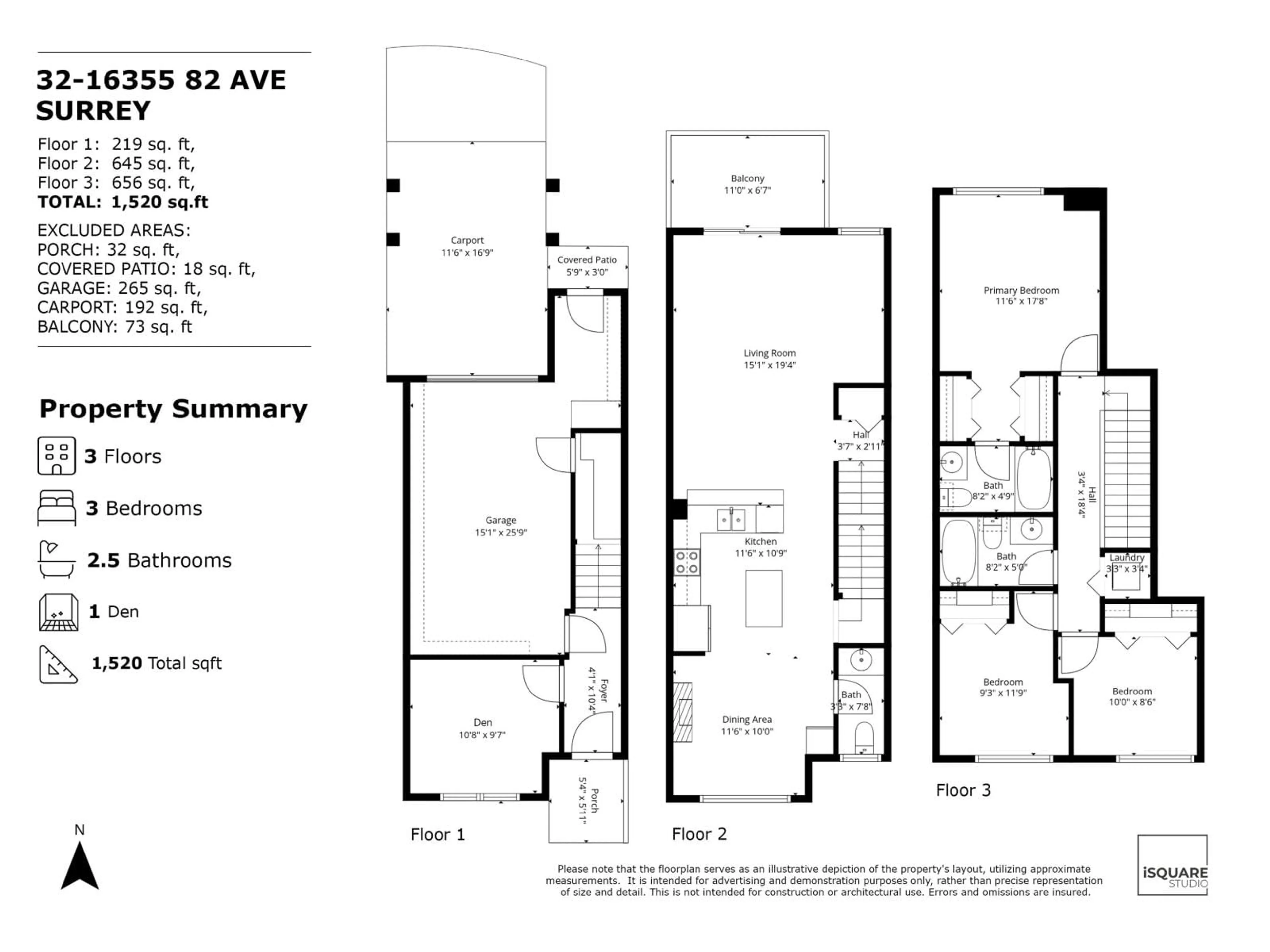 Floor plan for 32 - 16355 82, Surrey British Columbia V4N0P4