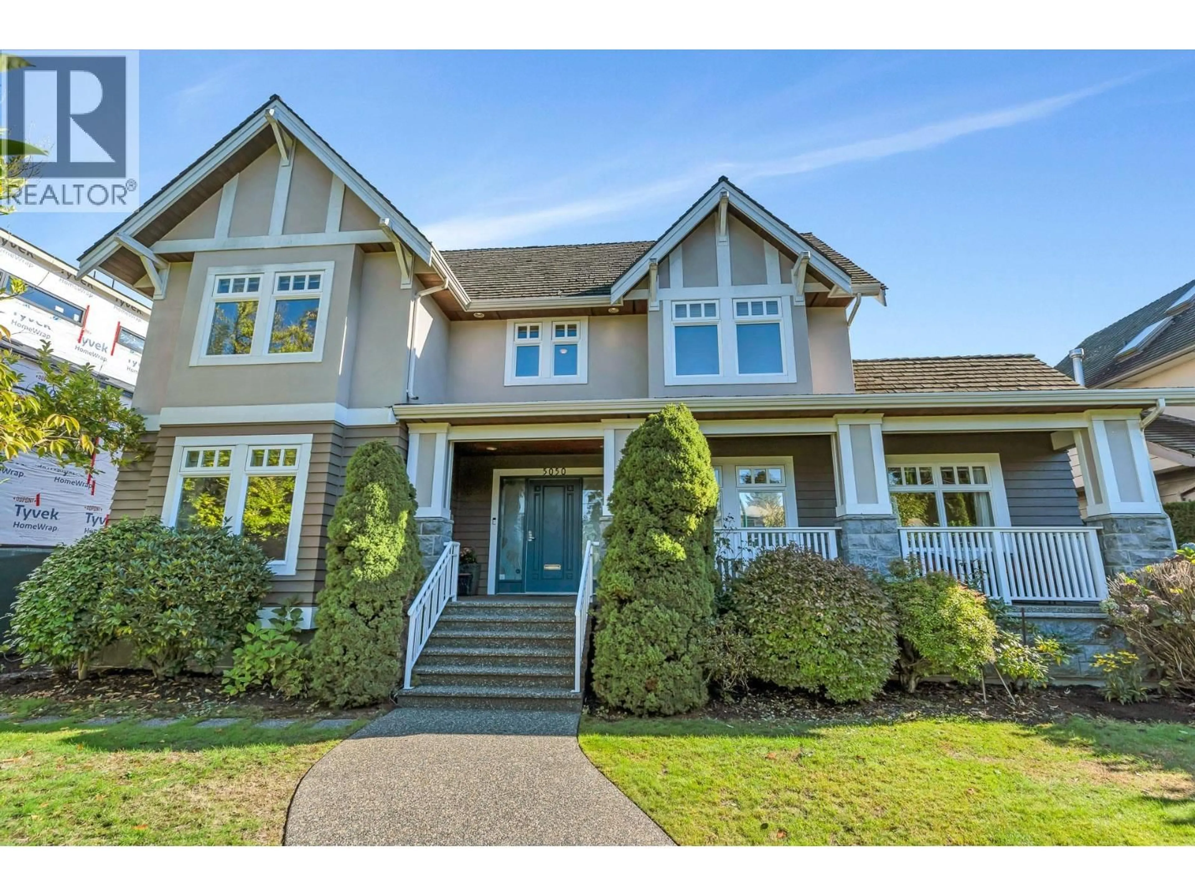 Home with vinyl exterior material, street for 5062 GRANVILLE STREET, Vancouver British Columbia V6M3B4