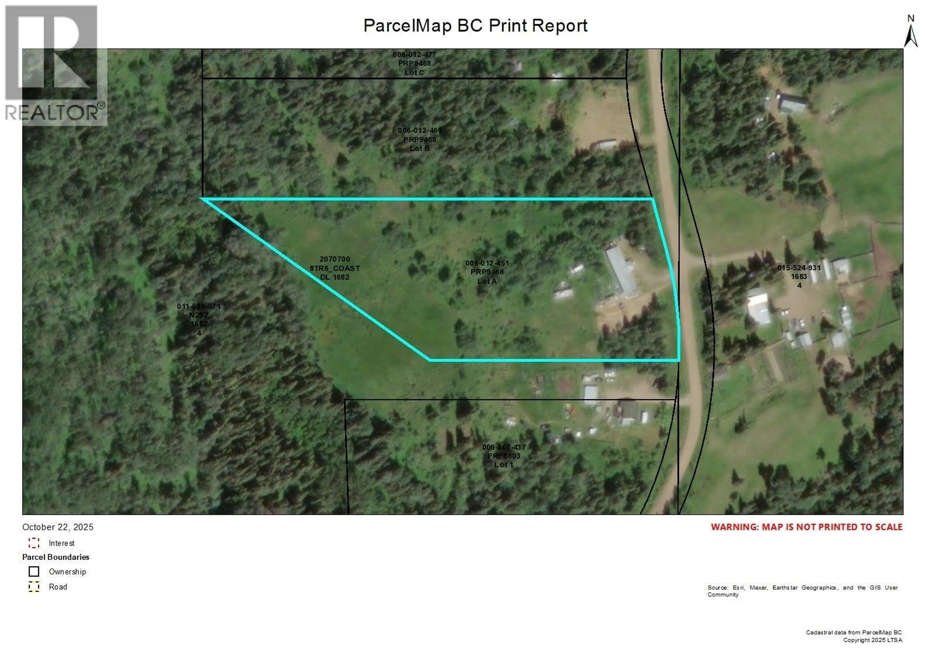 A pic from outside/outdoor area/front of a property/back of a property/a pic from drone, street for 26783 YORK ROAD, Burns Lake British Columbia V0J2P0