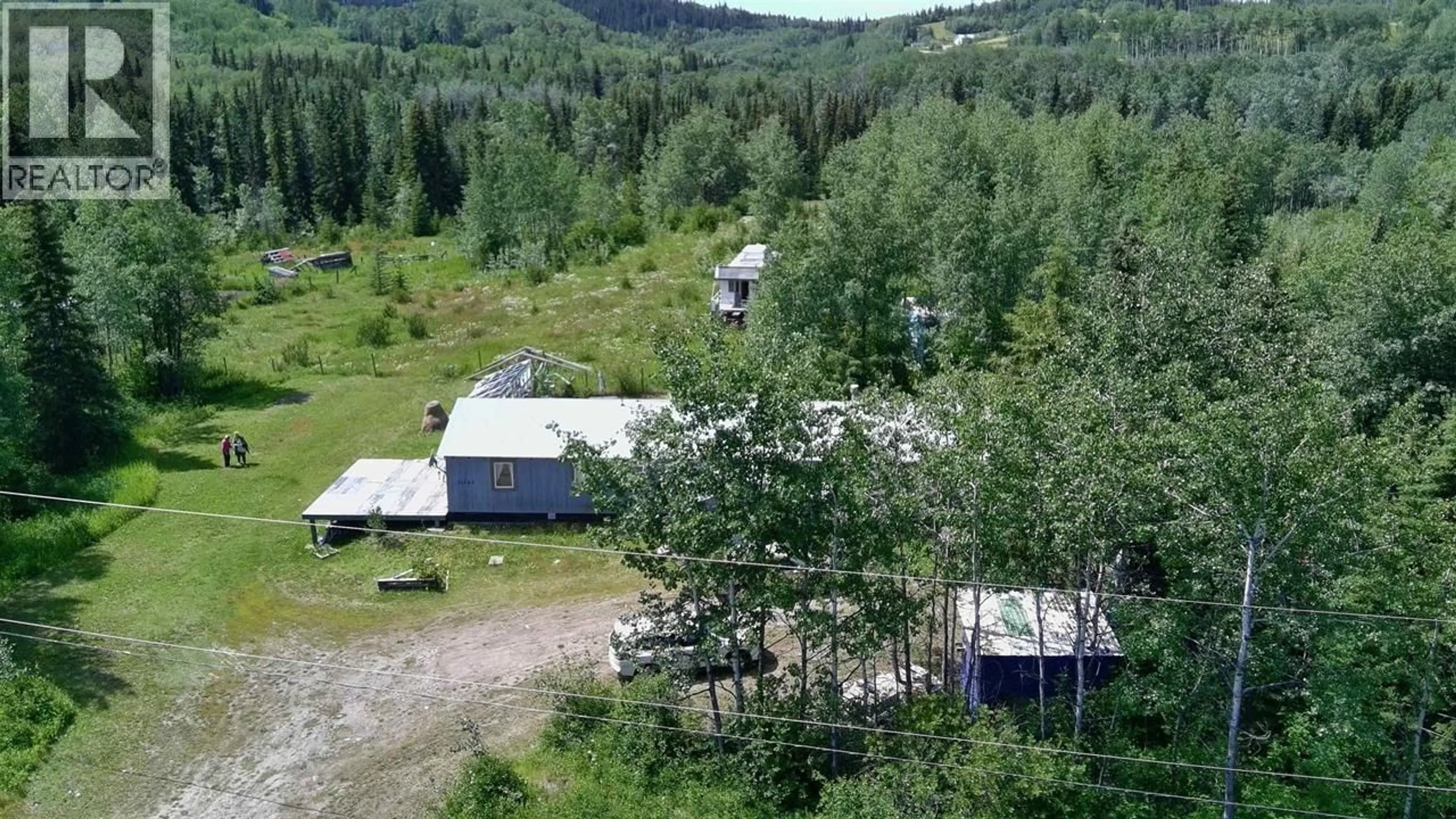 A pic from outside/outdoor area/front of a property/back of a property/a pic from drone, mountain view for 26783 YORK ROAD, Burns Lake British Columbia V0J2P0