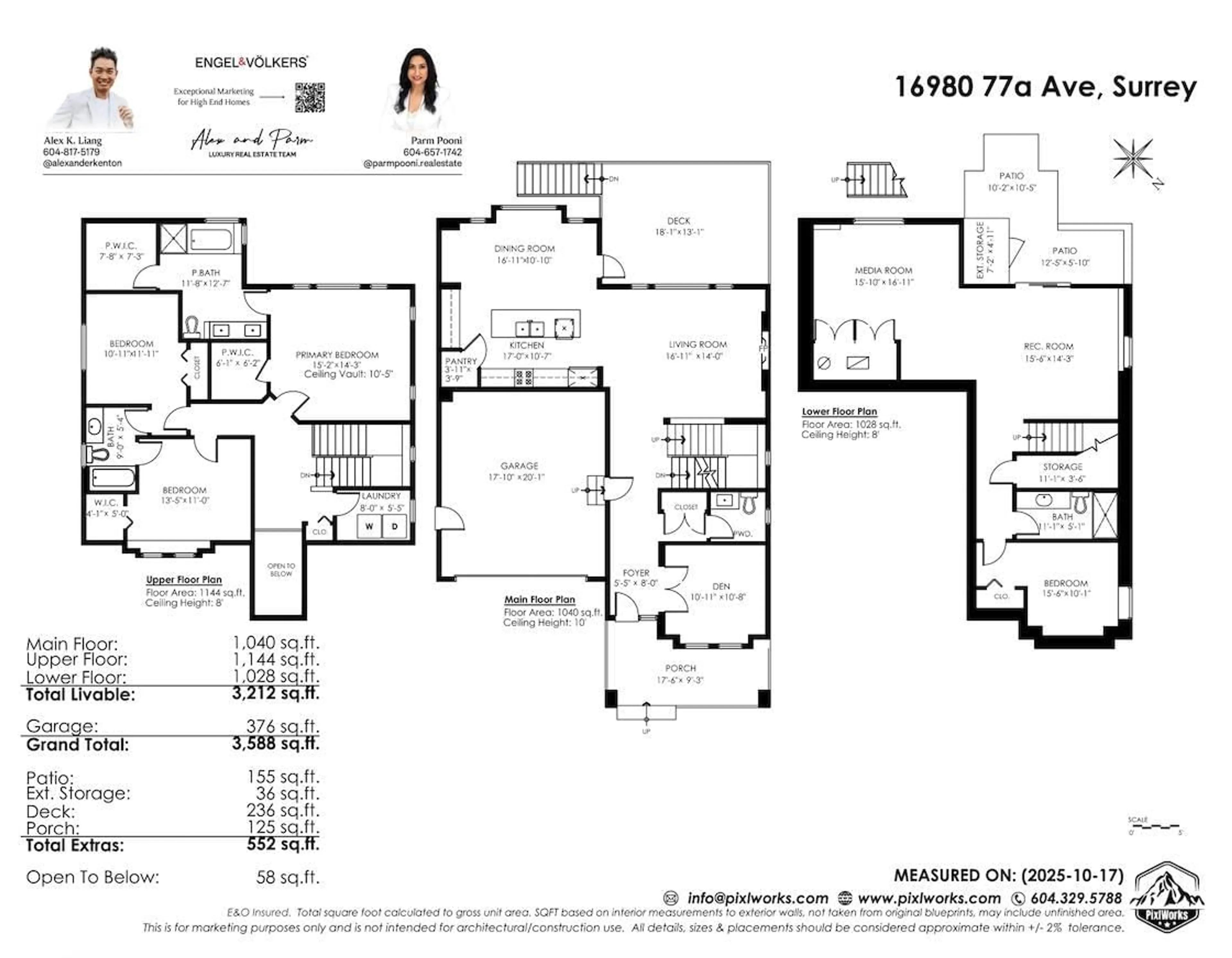 Floor plan for 16980 77A, Surrey British Columbia V4N6L2