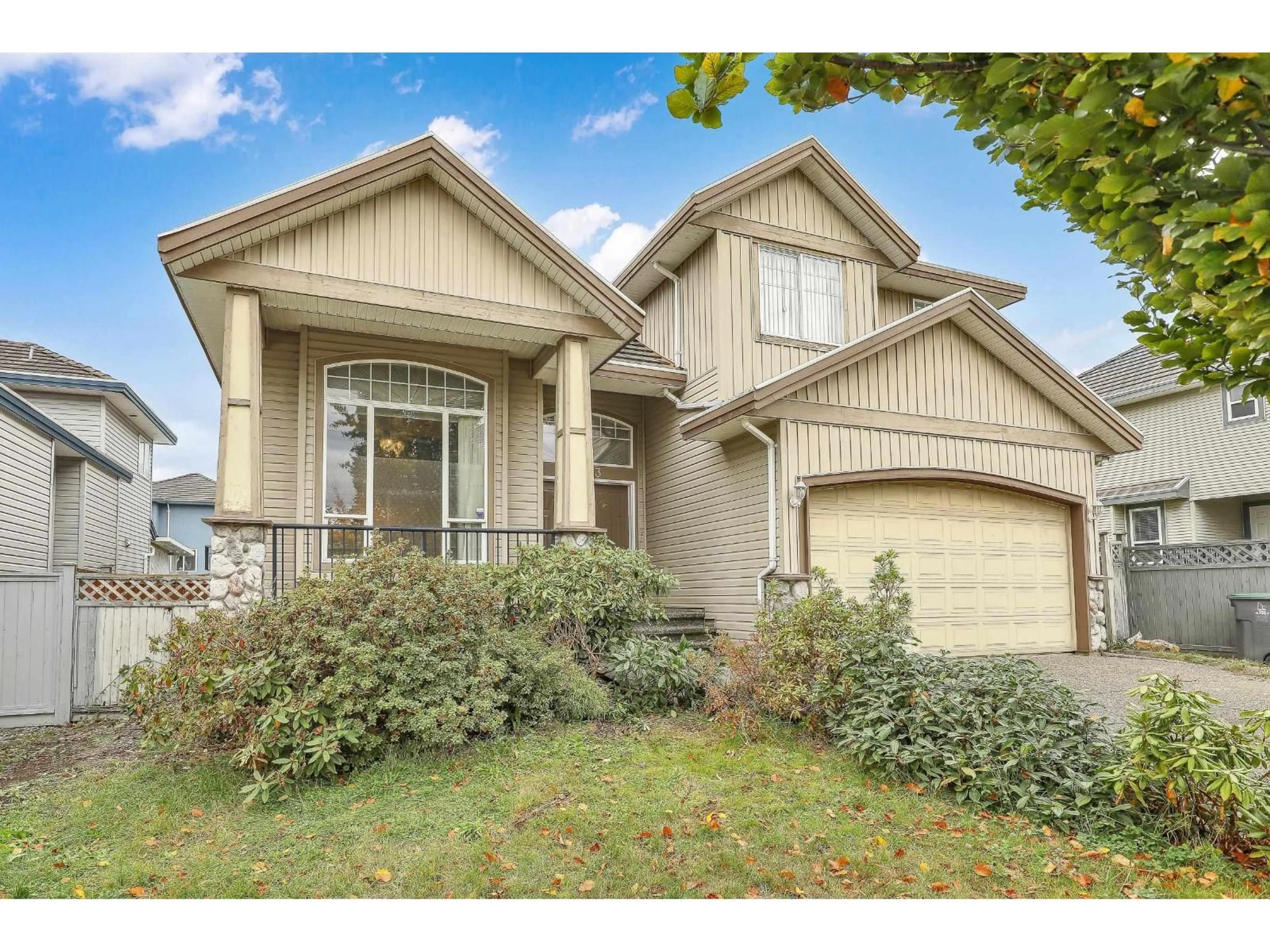 Home with vinyl exterior material, street for 8333 146TH, Surrey British Columbia V3S3A7