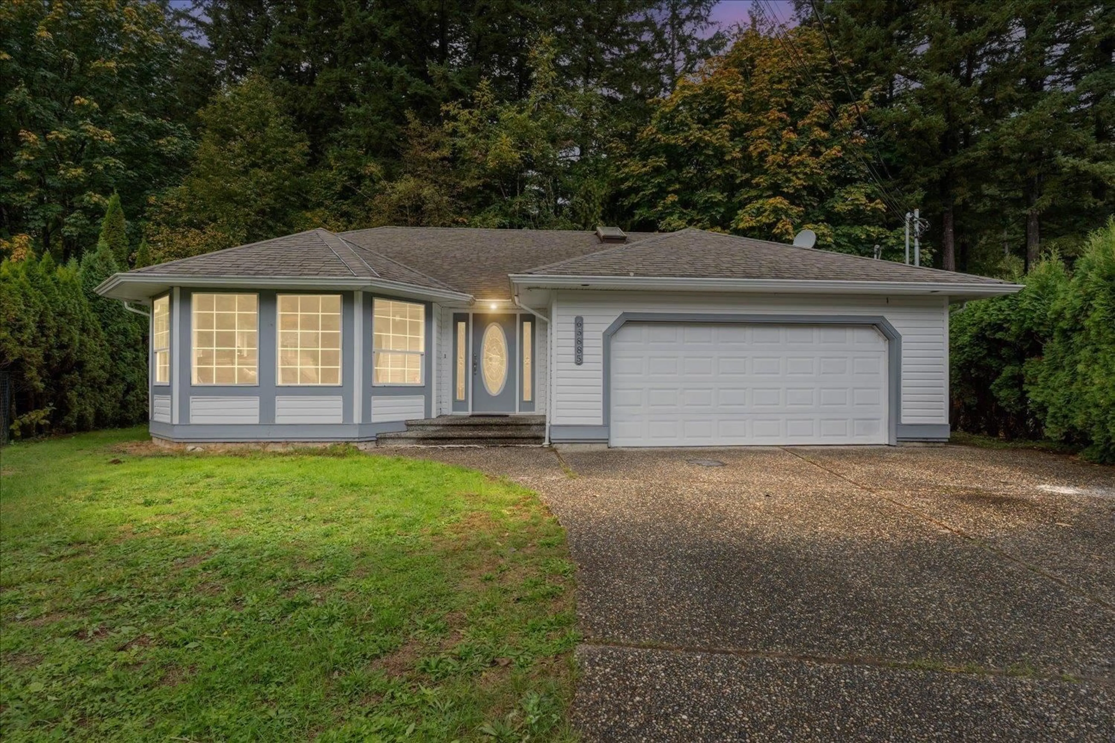 Home with vinyl exterior material, street for 65885 OGILVIEW DRIVE, Hope British Columbia V0X1L1