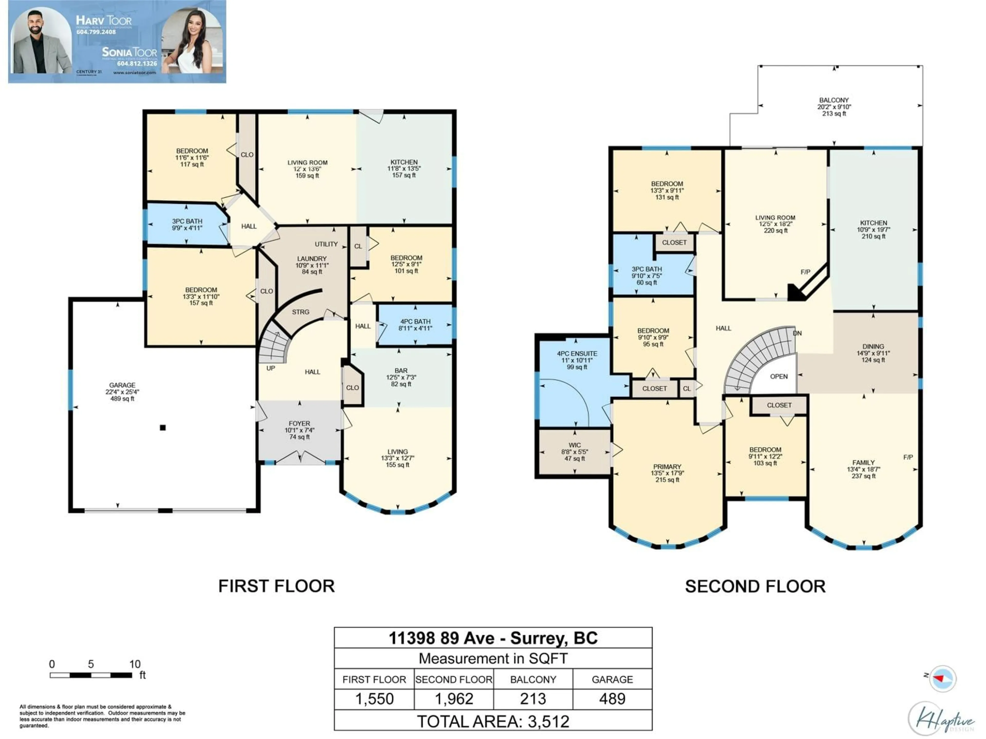 Floor plan for 13398 89, Surrey British Columbia V3V7W1