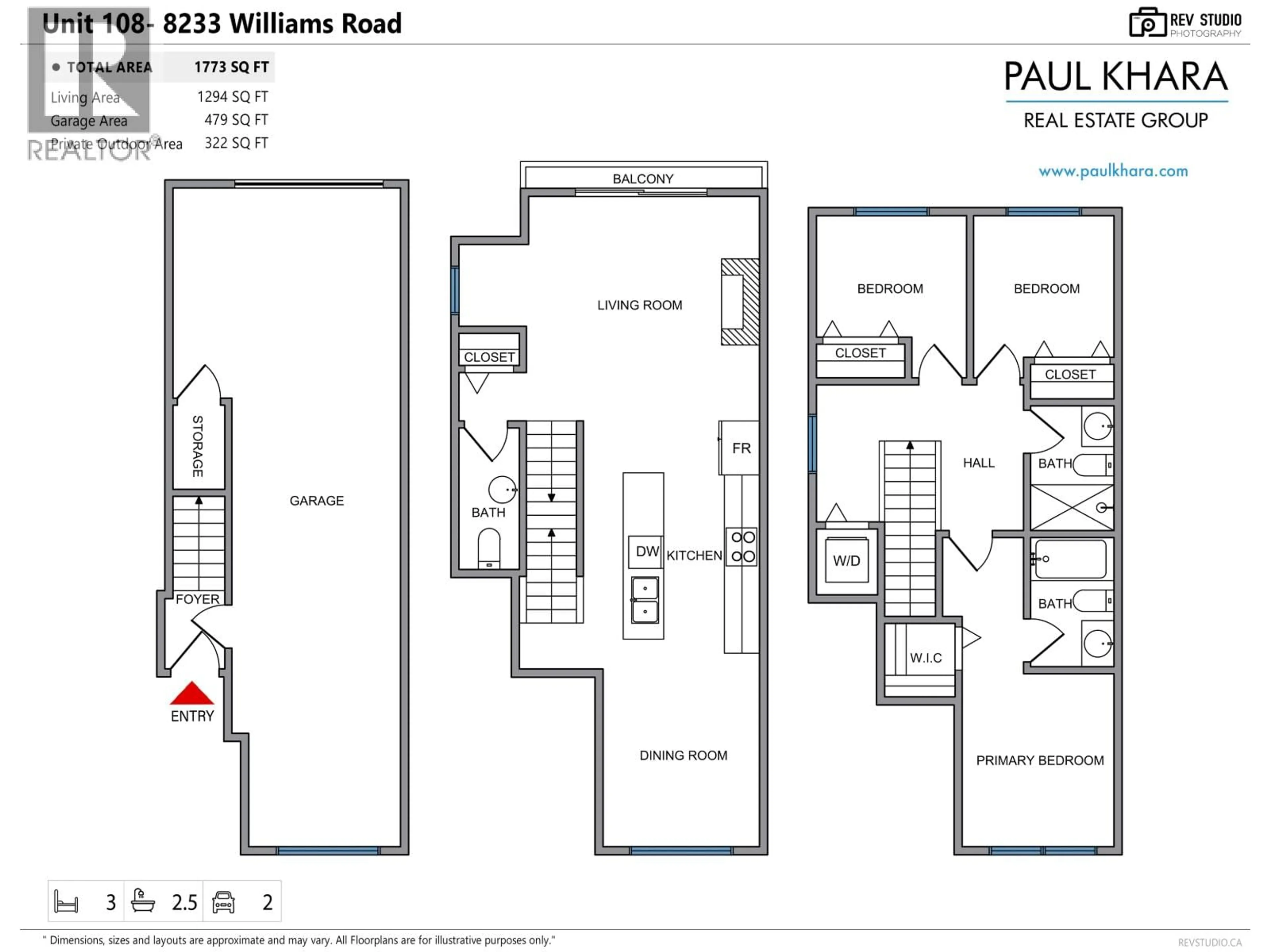 Floor plan for 108 - 8233 WILLIAMS ROAD, Richmond British Columbia V7A1G4