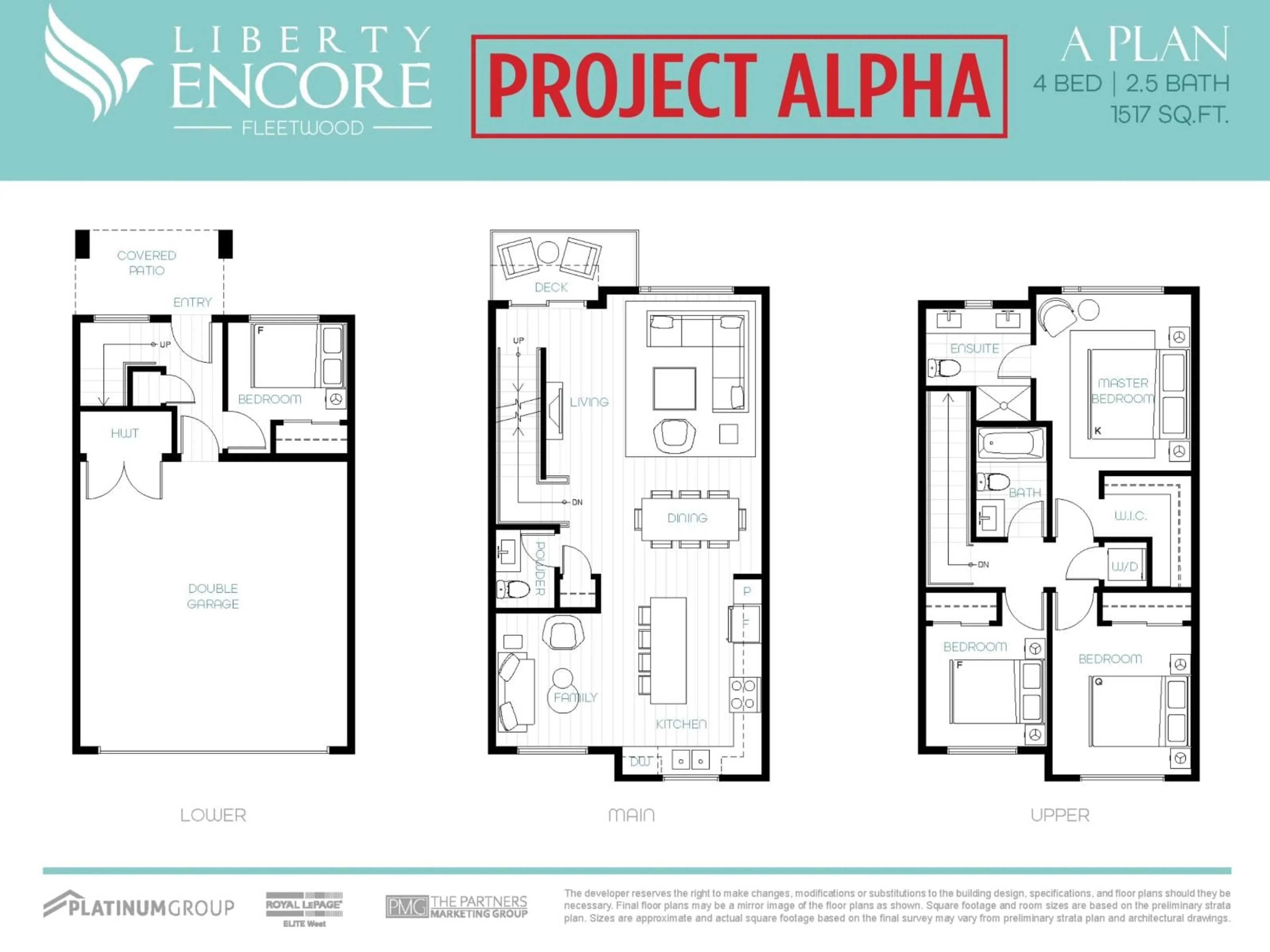 Floor plan for 18 - 17155 79A, Surrey British Columbia V0V0V0